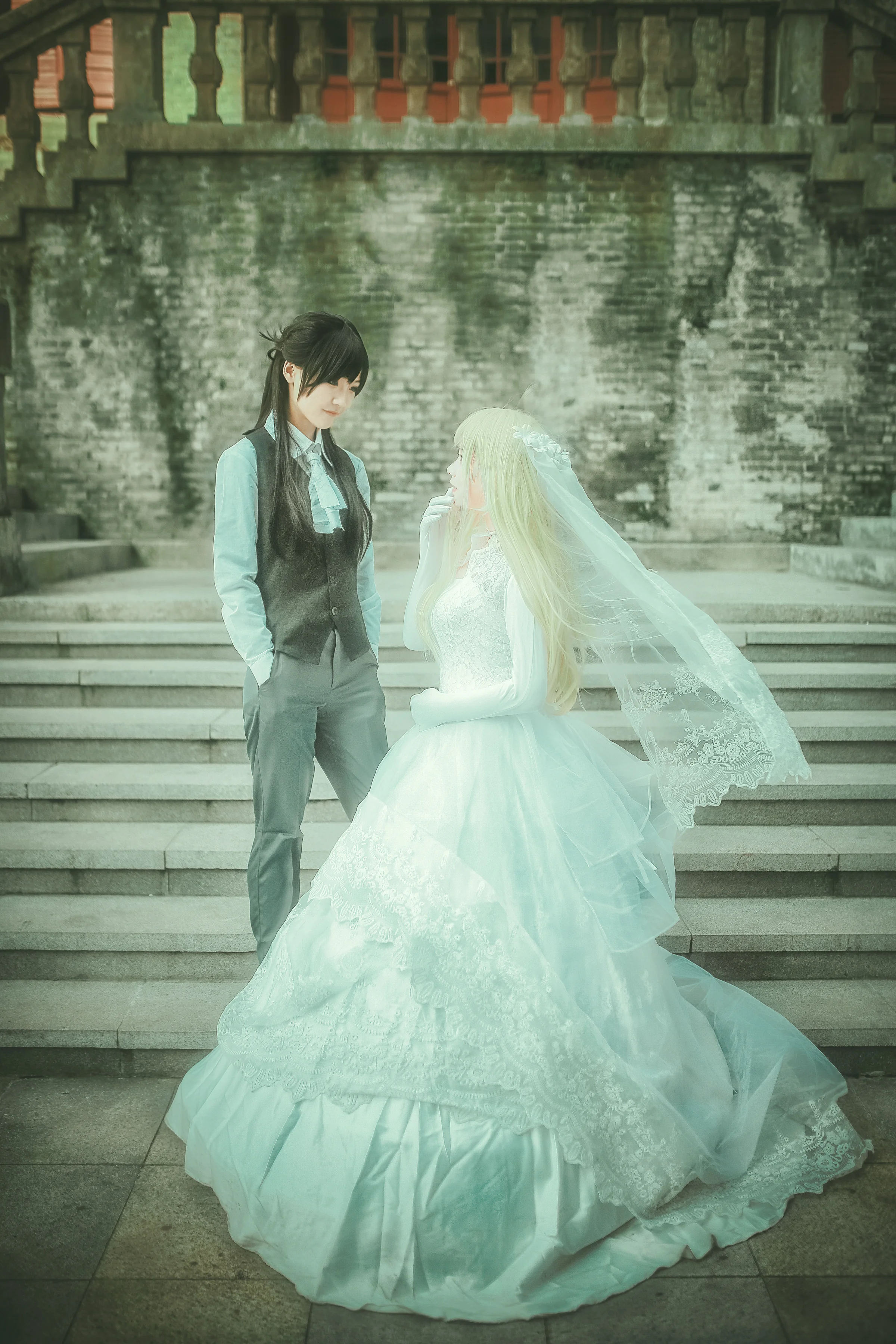 SQ孙璟×秋瞳婚纱COS写真