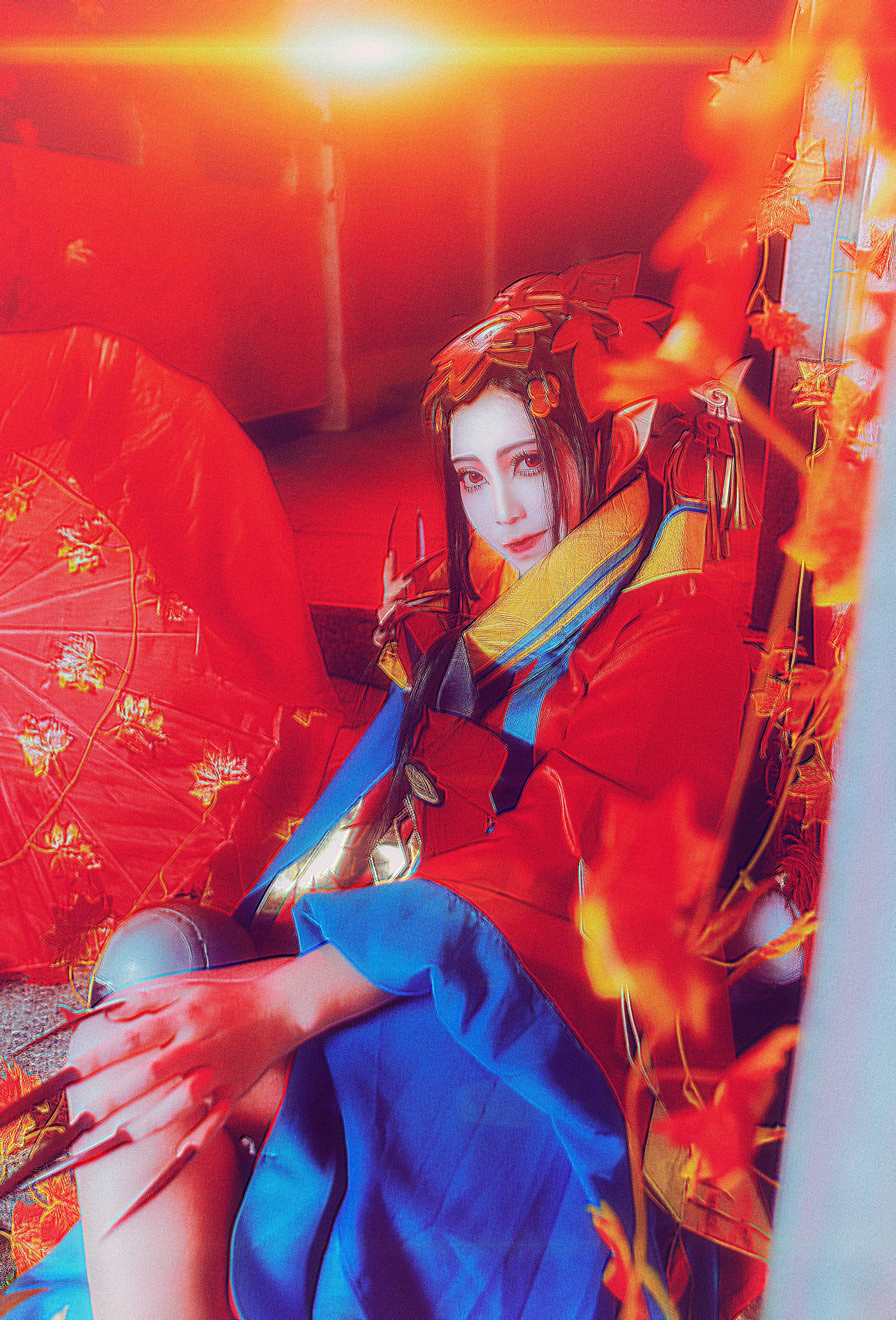 TYA事务所 阴阳师鬼女红叶觉醒COS写真