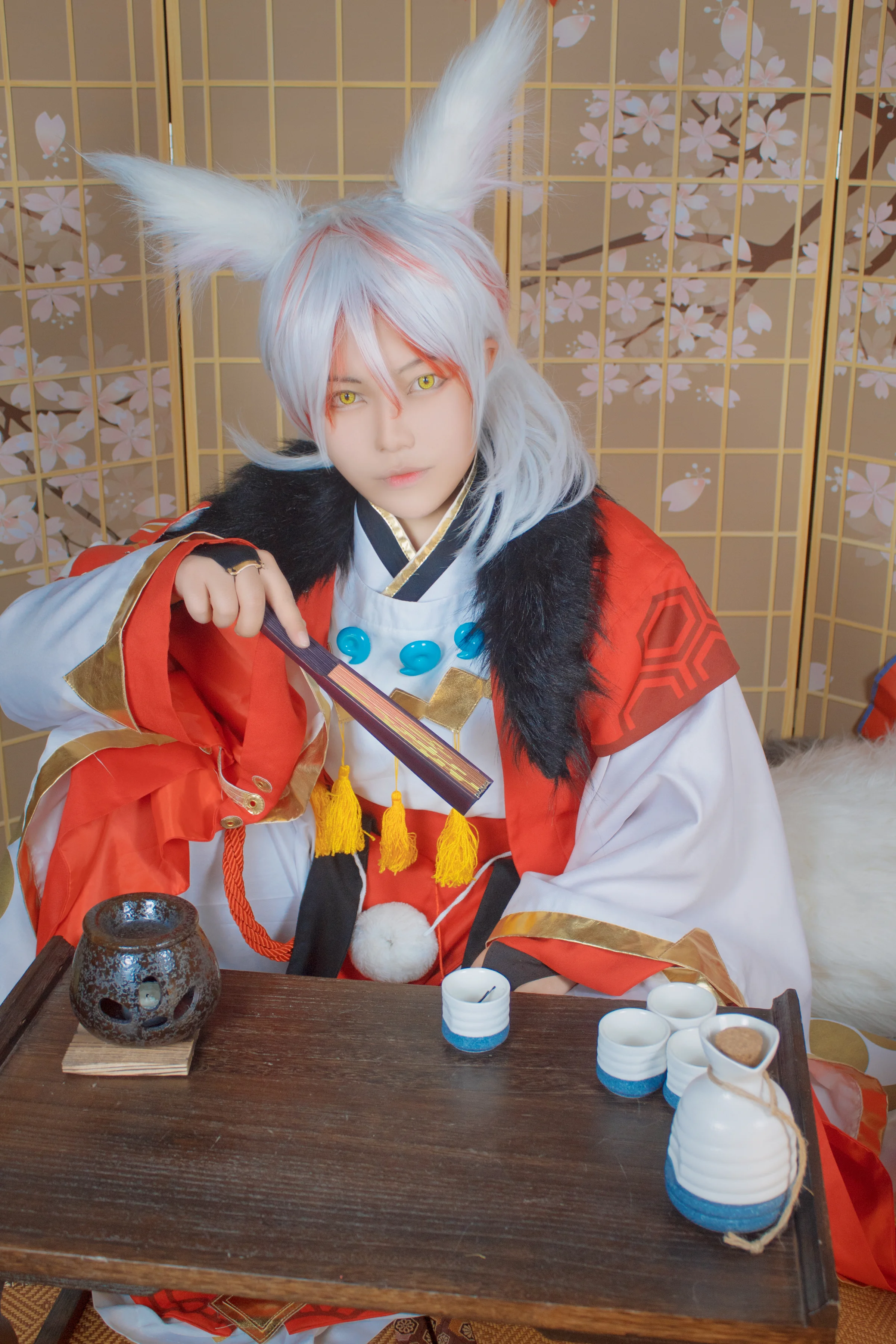 阴阳师妖狐风雅之士COS写真