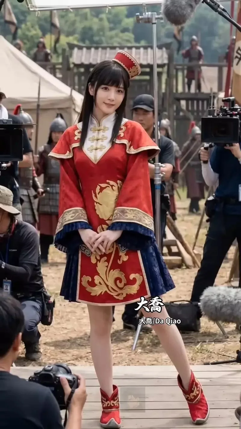 AI生成的《真三國無雙》真人版拍攝現場 這種顏值組合恐怕也只能靠AI實現了｜高清图片集