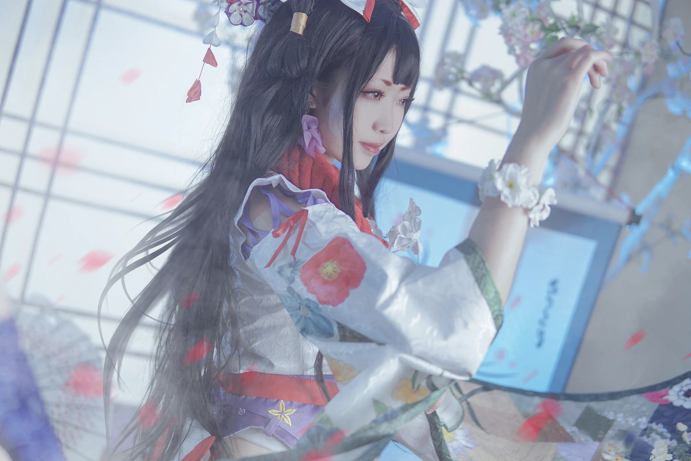 《阴阳师》花鸟卷COS写真 ，痴人说着梦，都道情之所钟