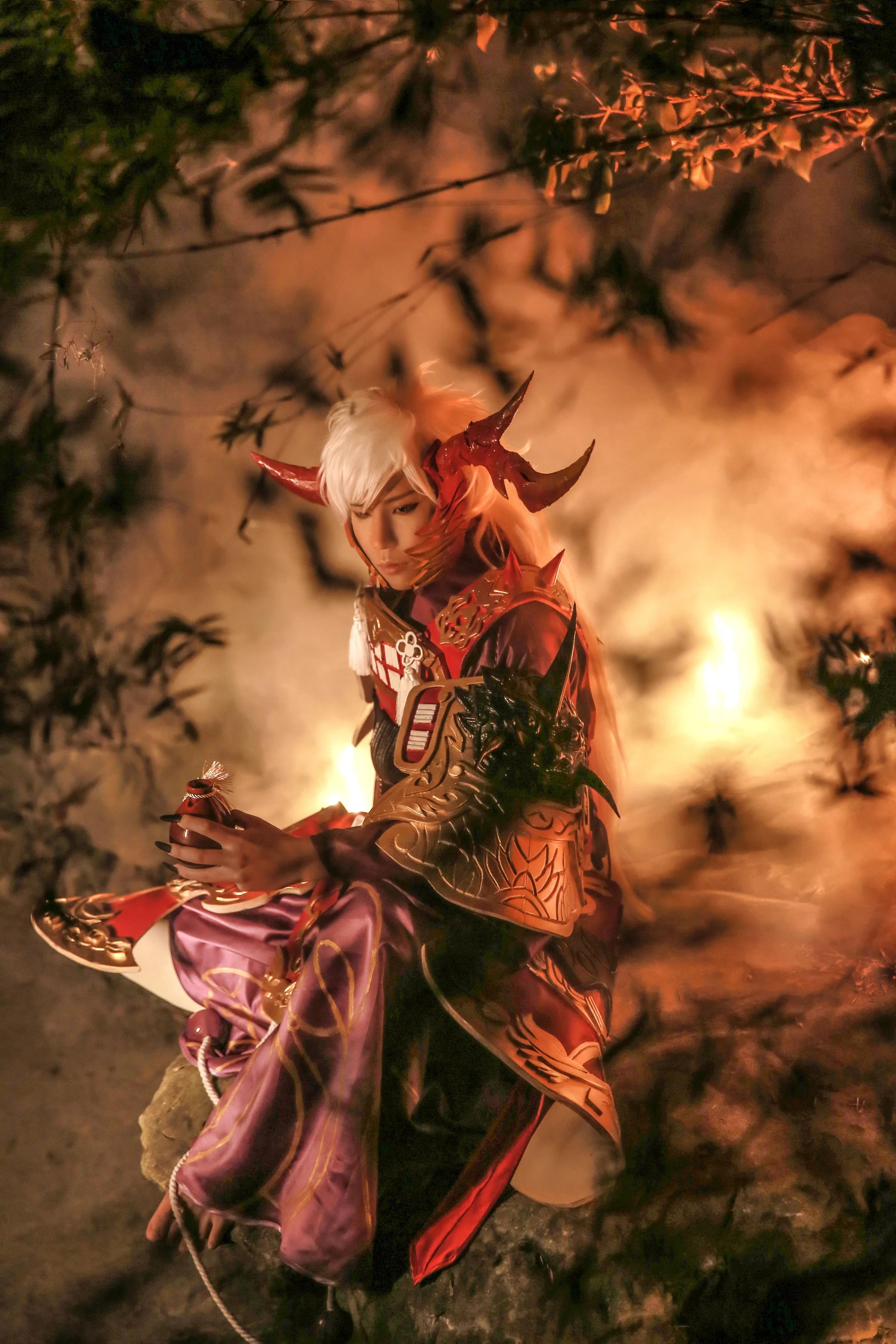 阴阳师茨木童子COS写真