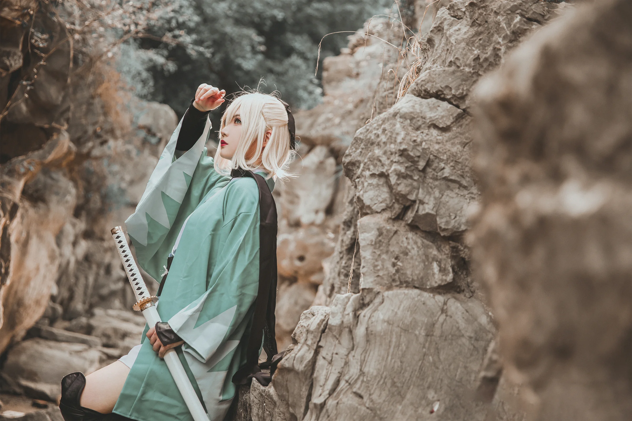 《Fate/GrandOrder》冲田总司COS写真