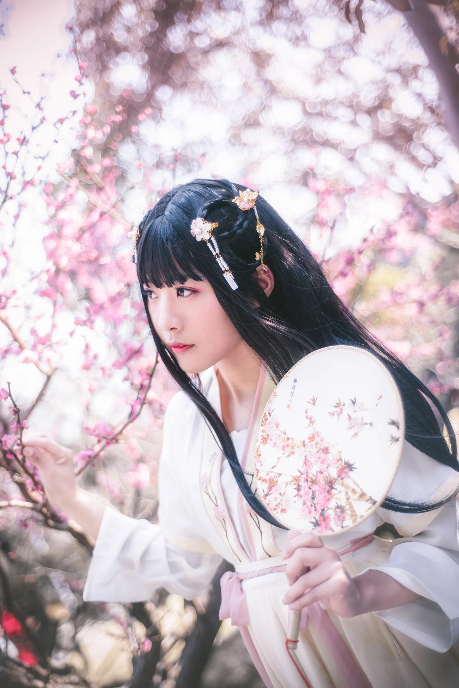 【汉服】人面桃花相映红｜高清图片集