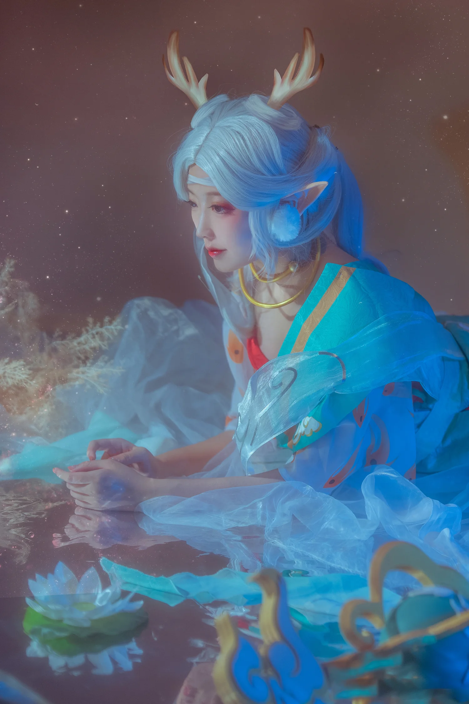 王者荣耀 瑶遇见神鹿COS写真