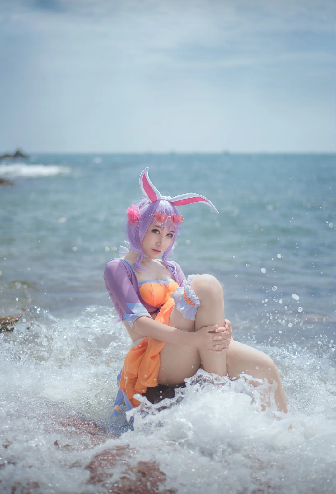 王者荣耀 公孙离泳装密橘之夏COS写真