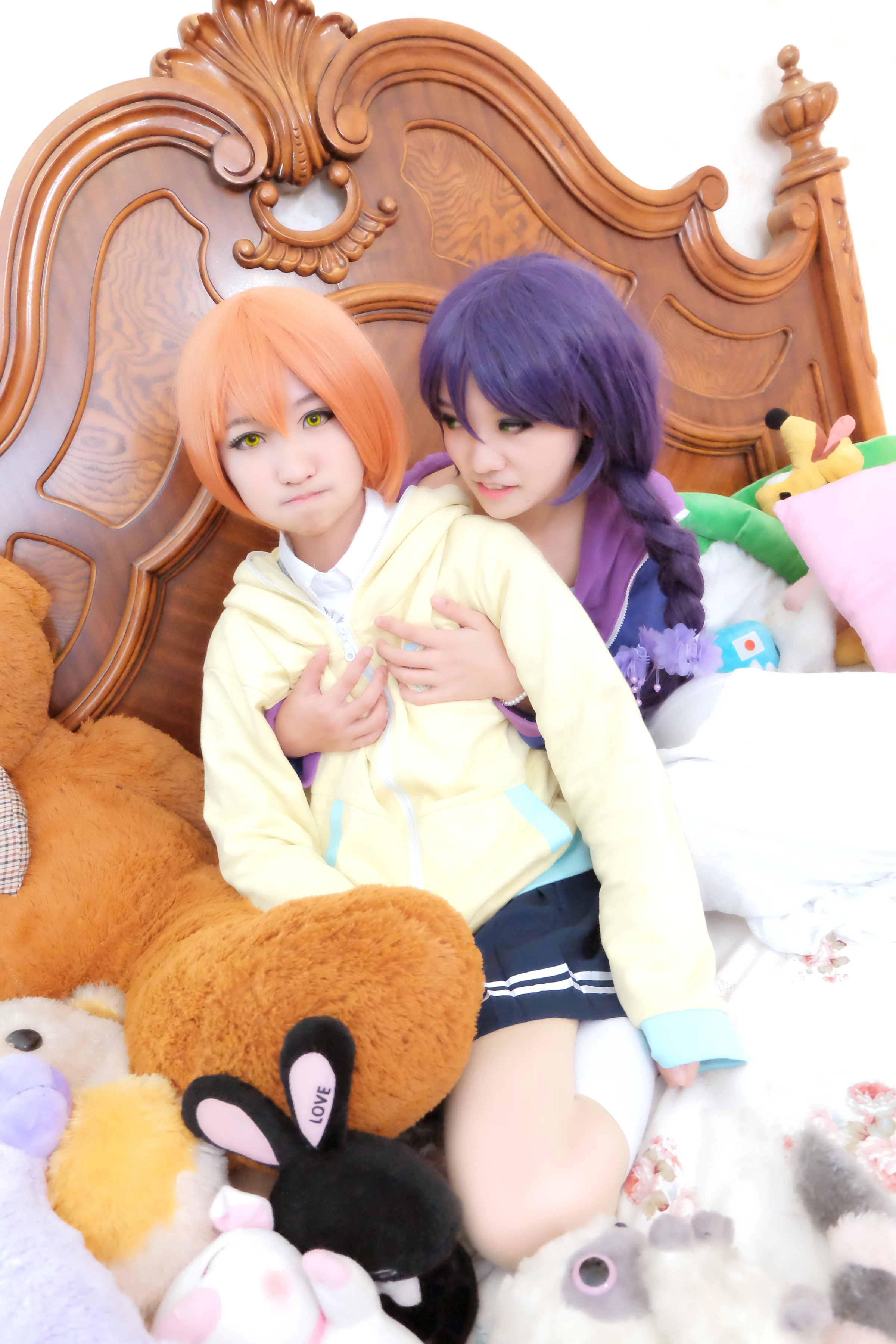 LoveLive！星空凛&东条希动物未觉醒COS写真
