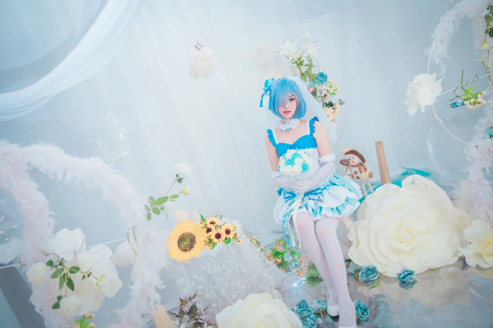 蕾姆花嫁COS写真