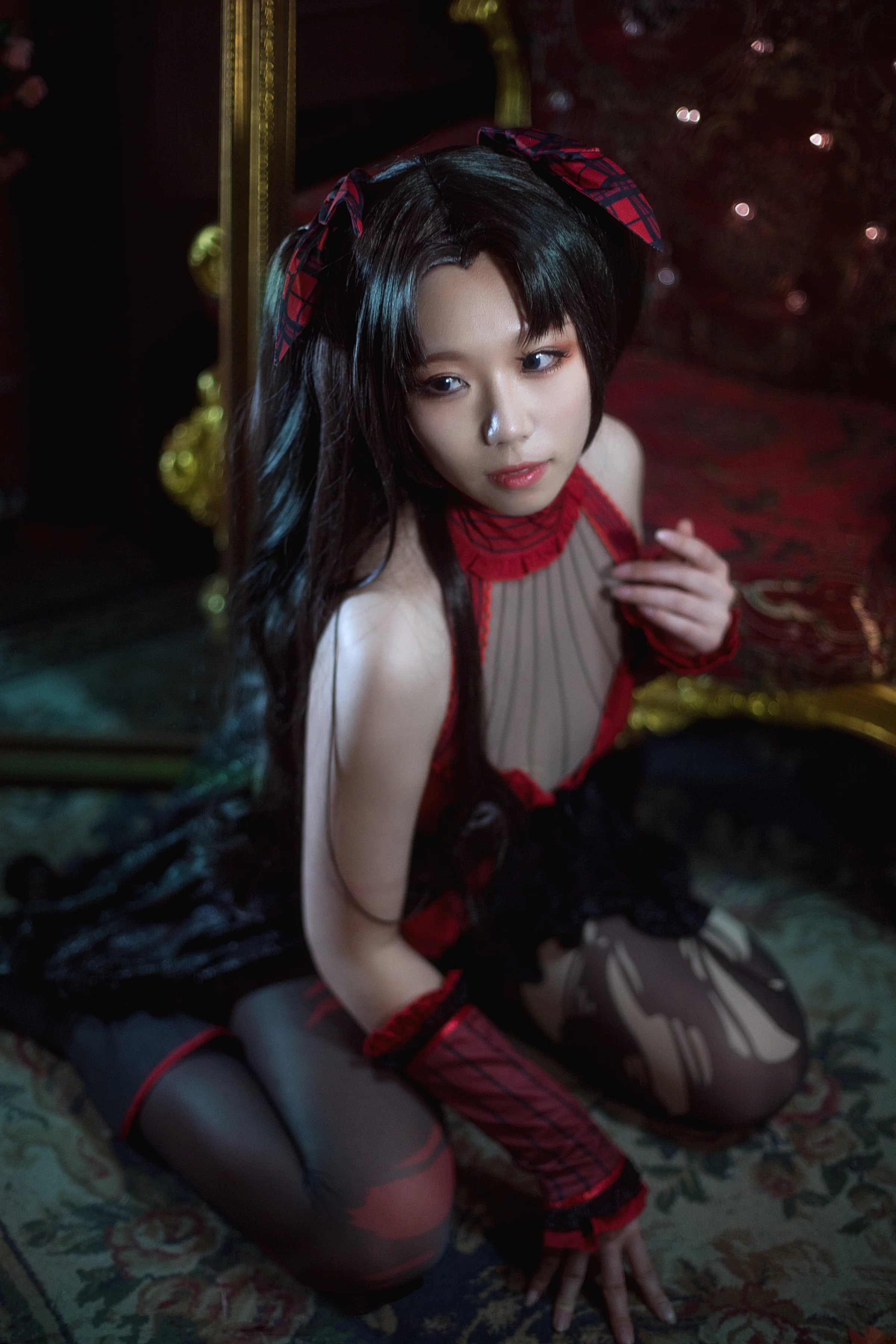 FATE 远坂凛COS写真 月之女王