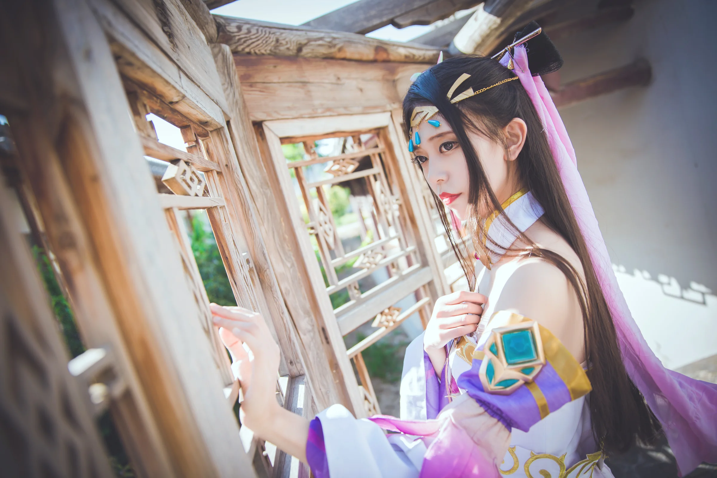 【王者荣耀】貂蝉COS写真 花有再开的那天，人有重逢的时候吗