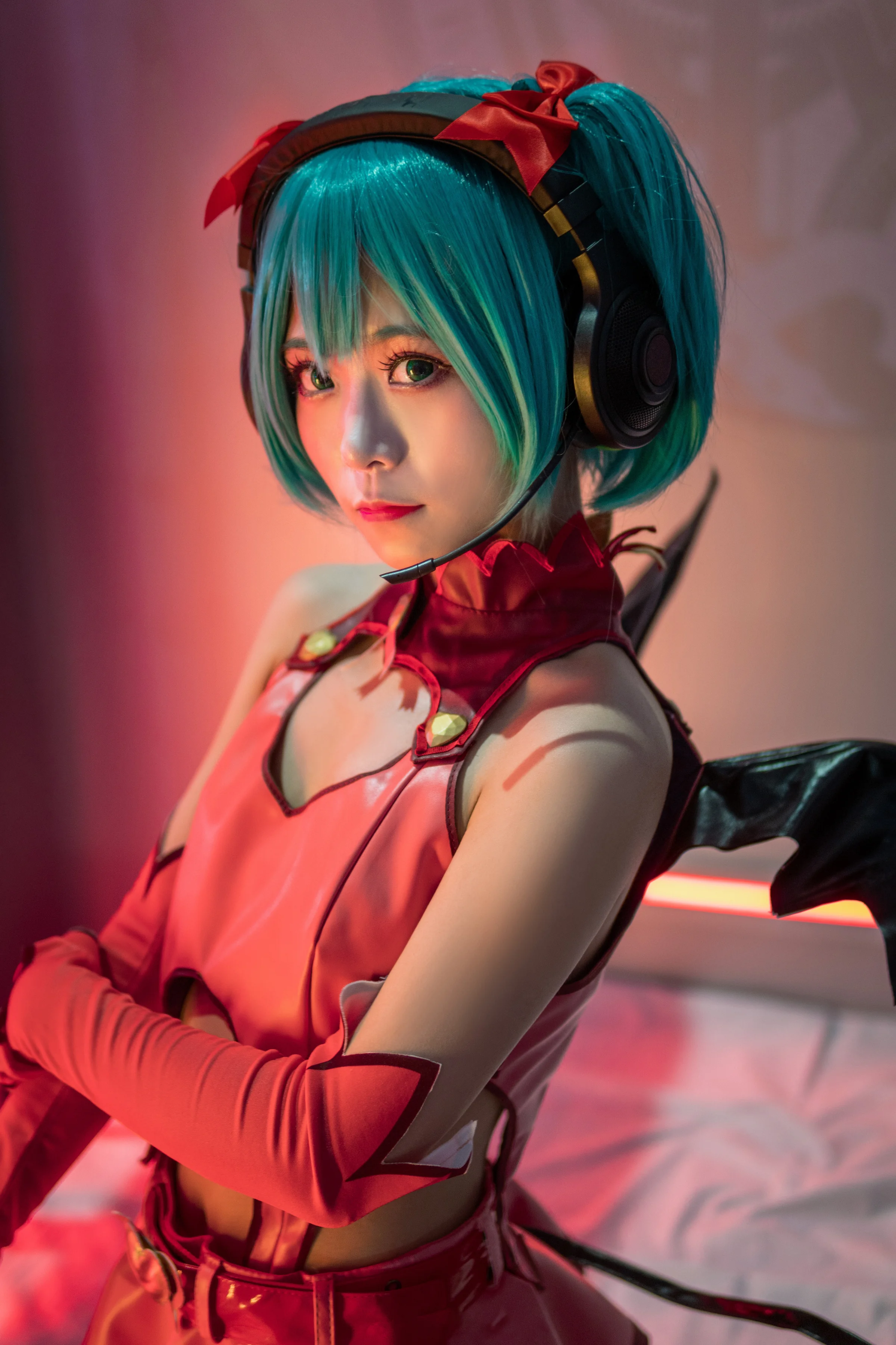 初音未来小恶魔COS写真
