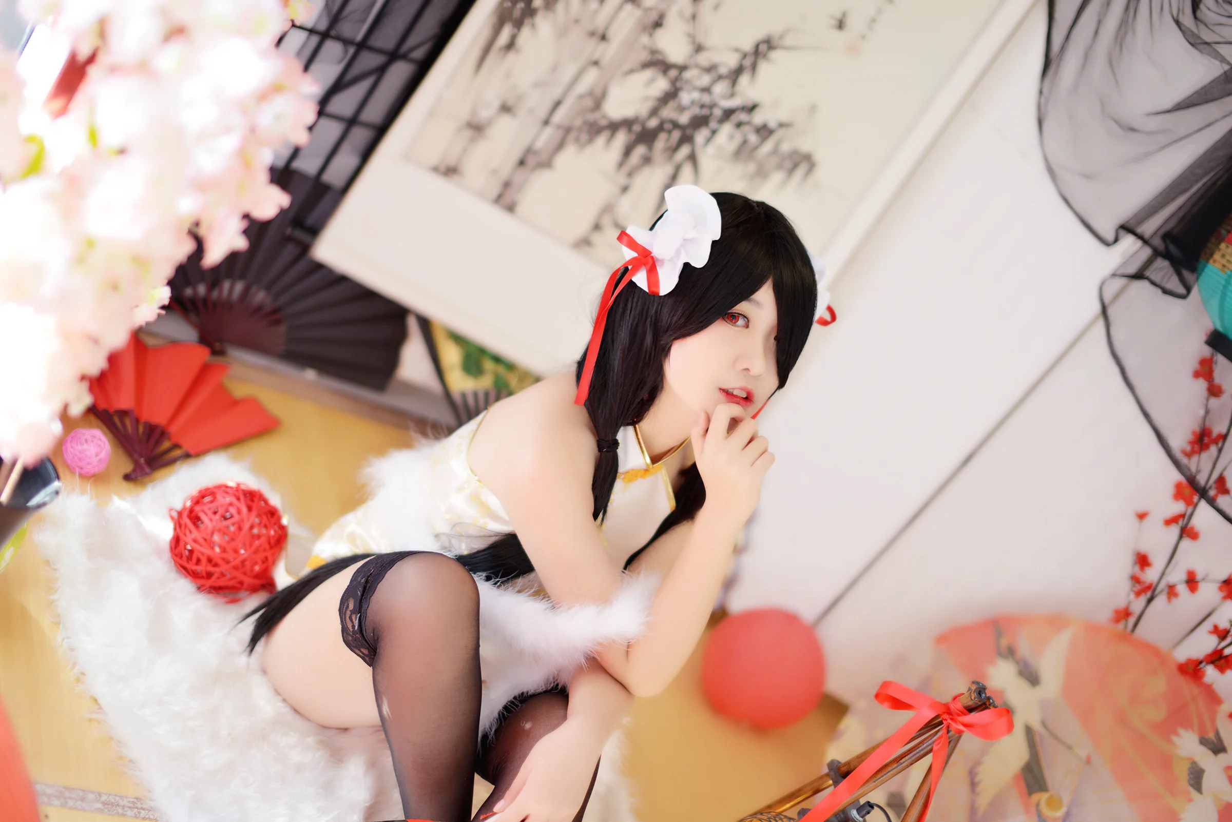 约会大作战 时崎狂三旗袍COS写真