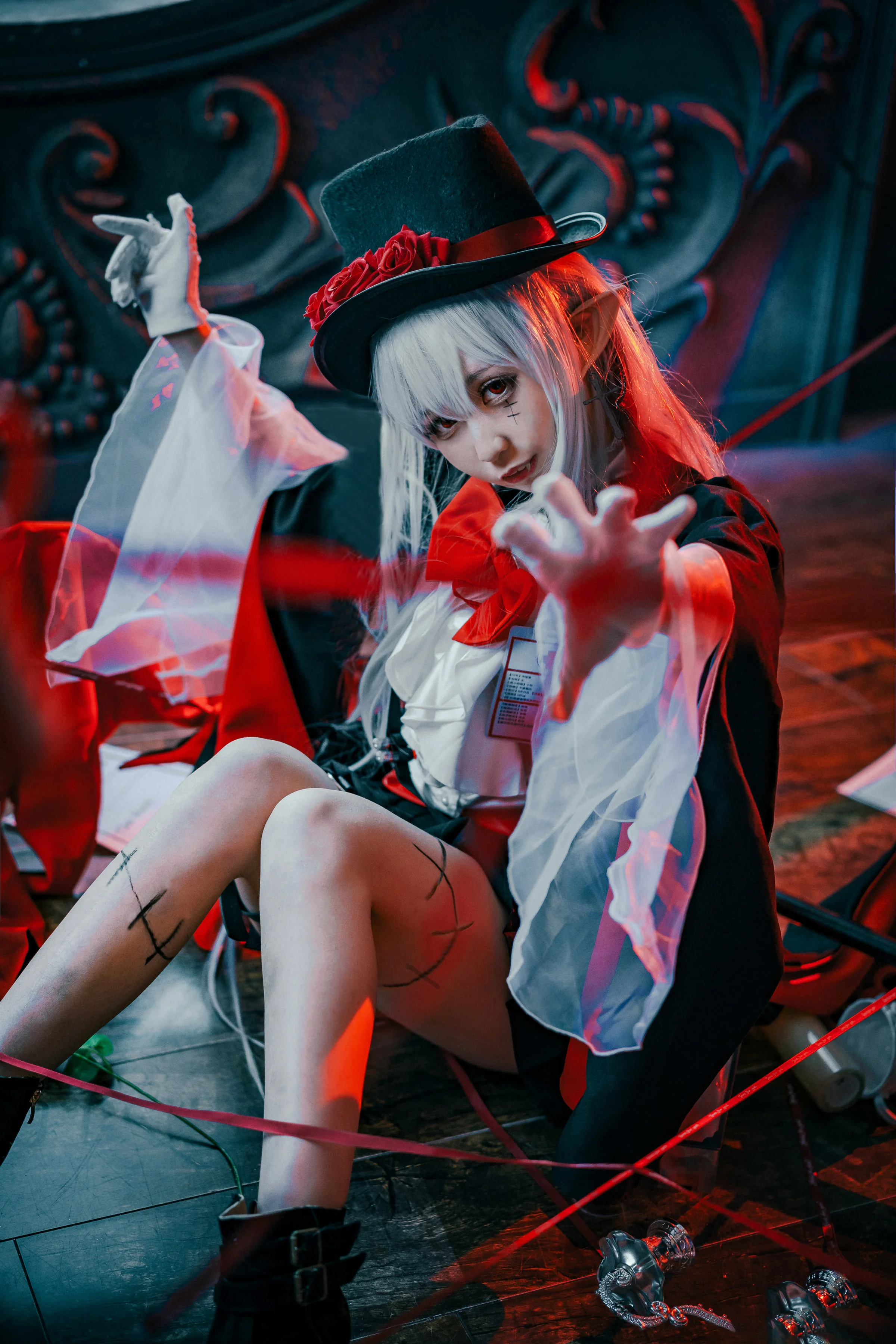明日方舟 华法琳巫异盛宴COS写真