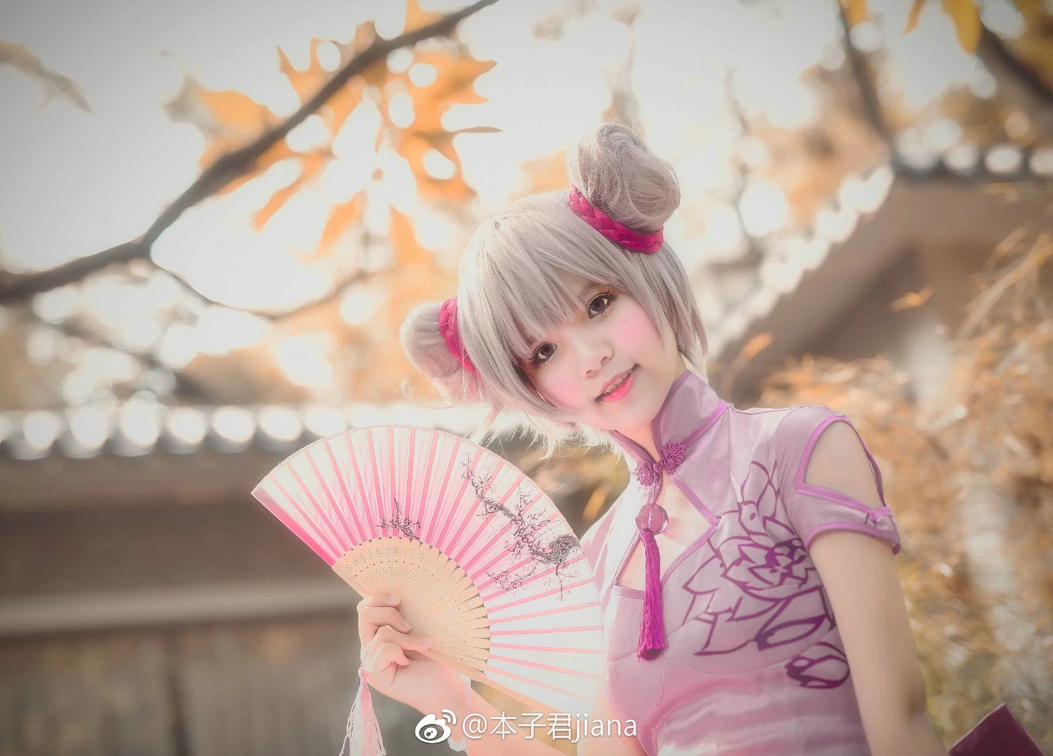 《王者荣耀》小乔旗袍COS写真