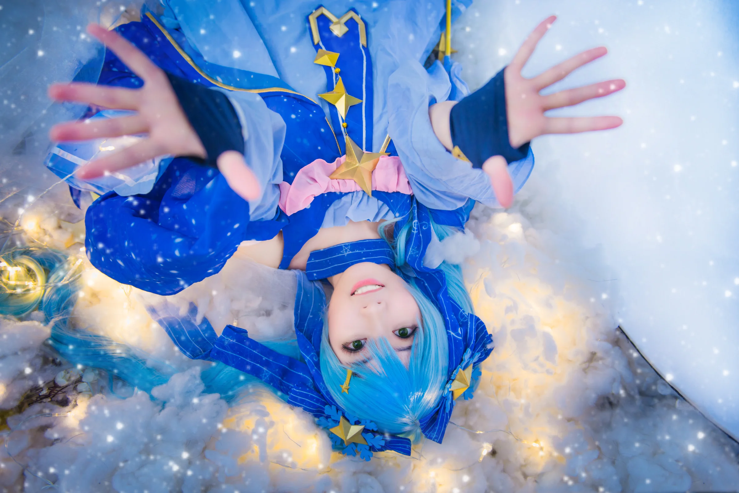 Miku星与雪的公主COS写真