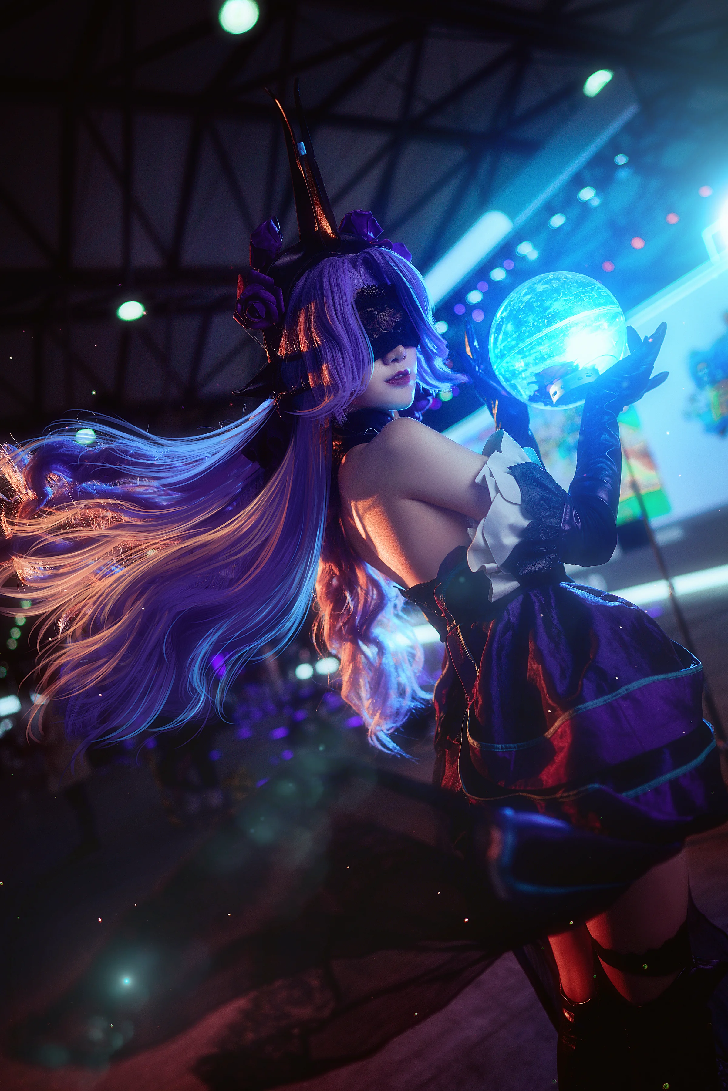 【英雄联盟】幽梦玫瑰 辛德拉 COS写真