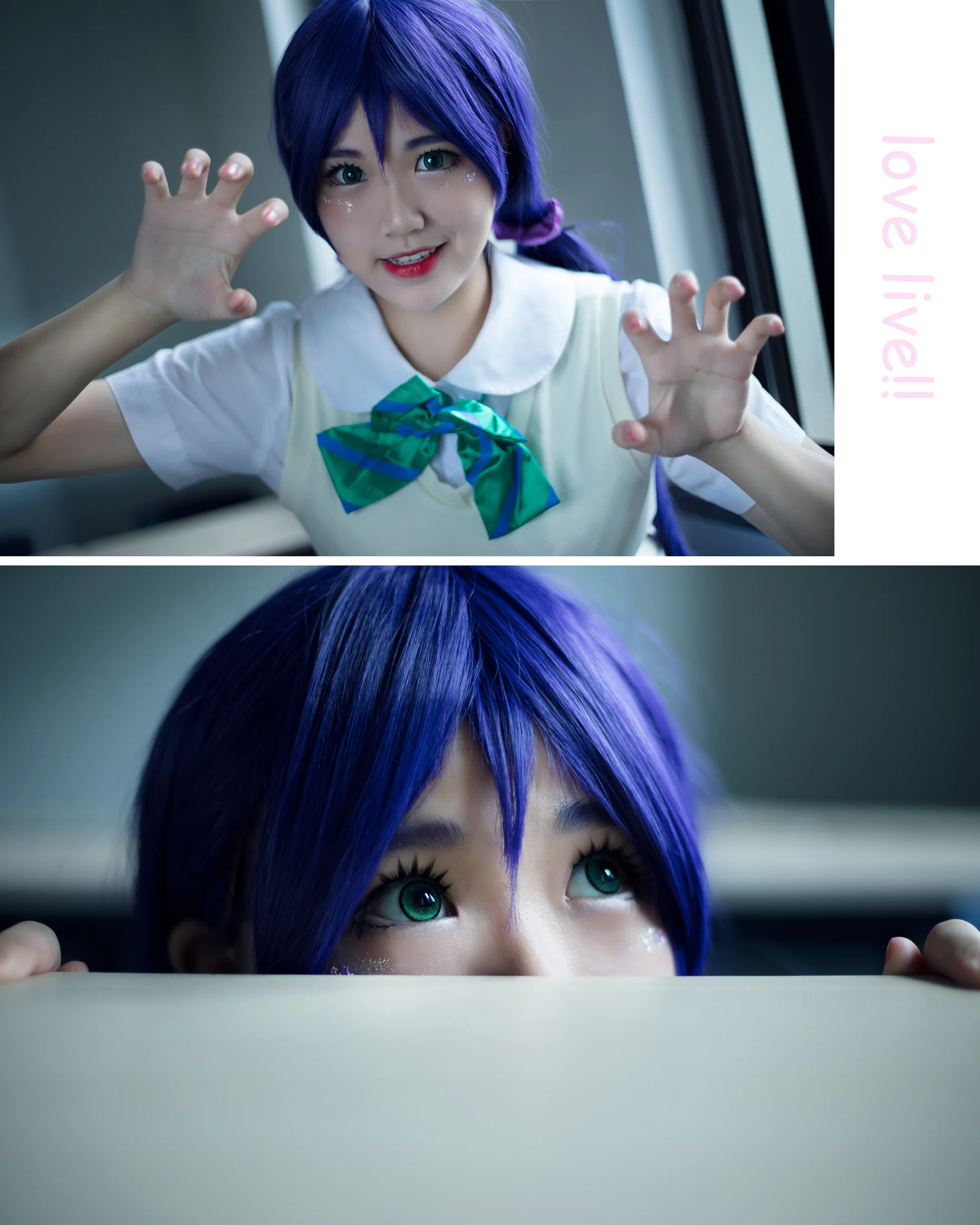 LL校服东条希COS写真