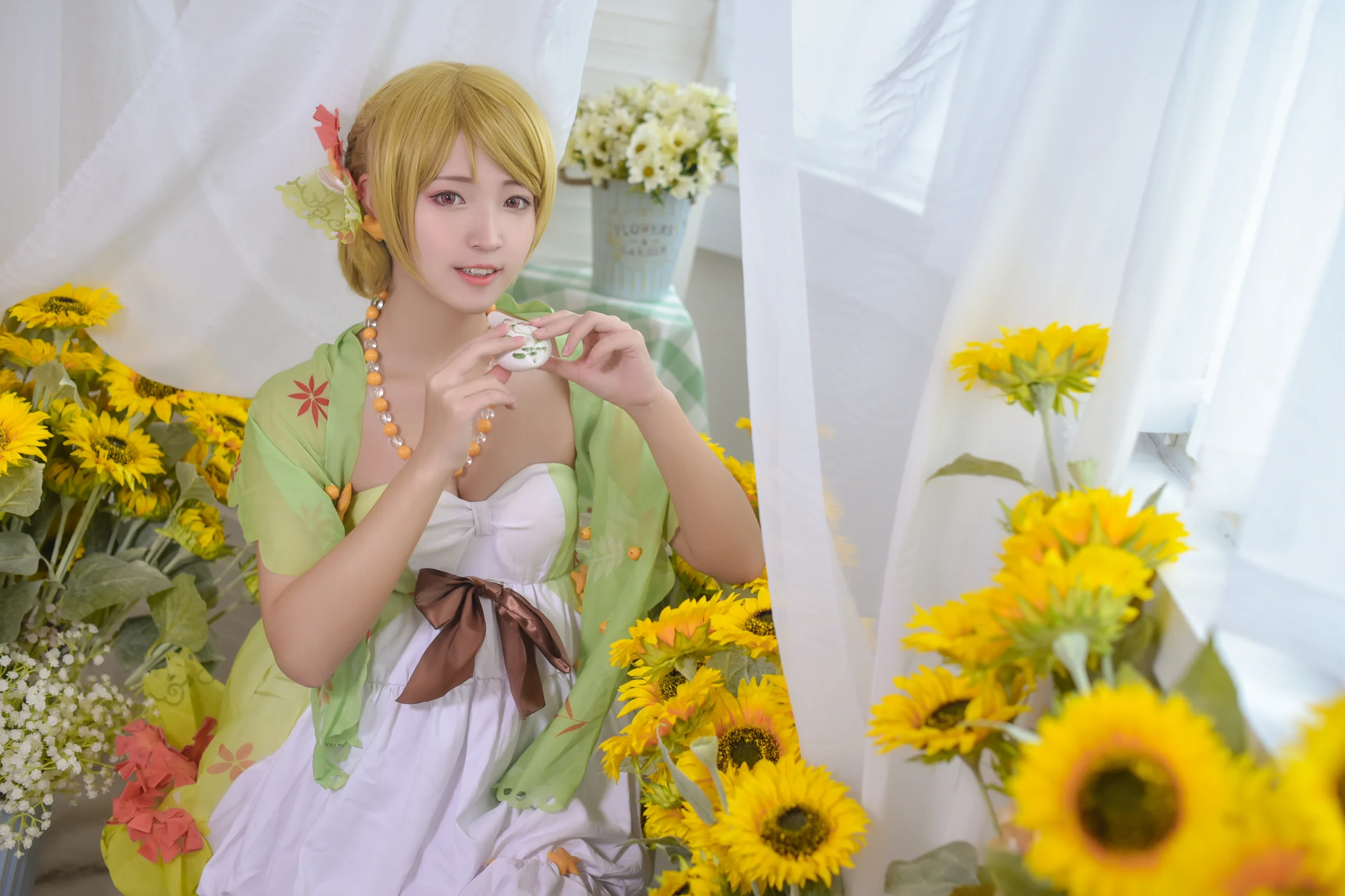 COS写真正片 lovelive！乐器同人花凛
