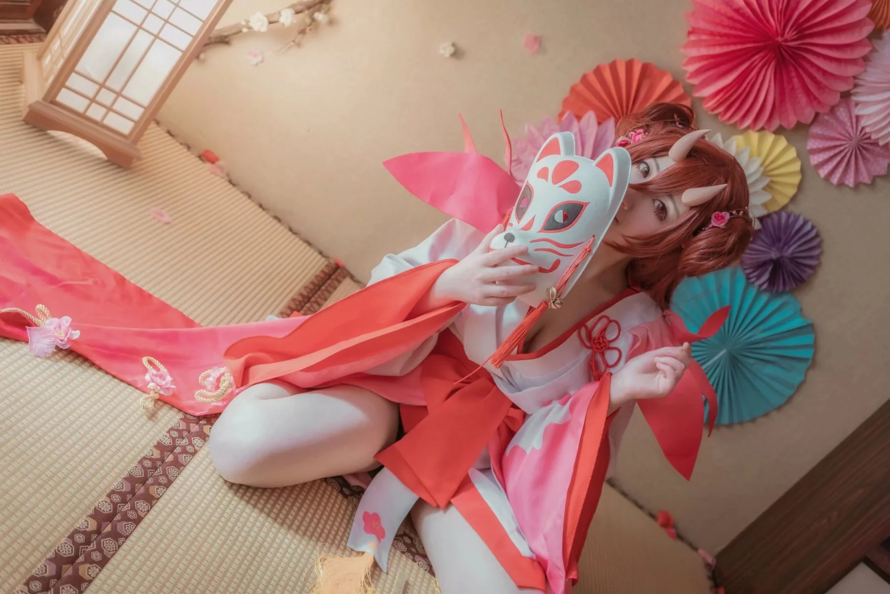 阴阳师 桃花妖COS写真，期待关注