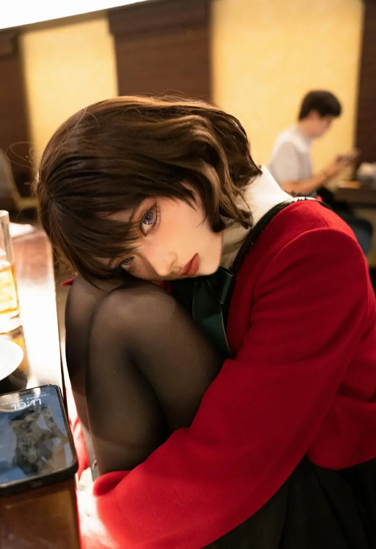 炭烤莉莉黑 – 桌面少女 冬·林檎｜高清图片集
