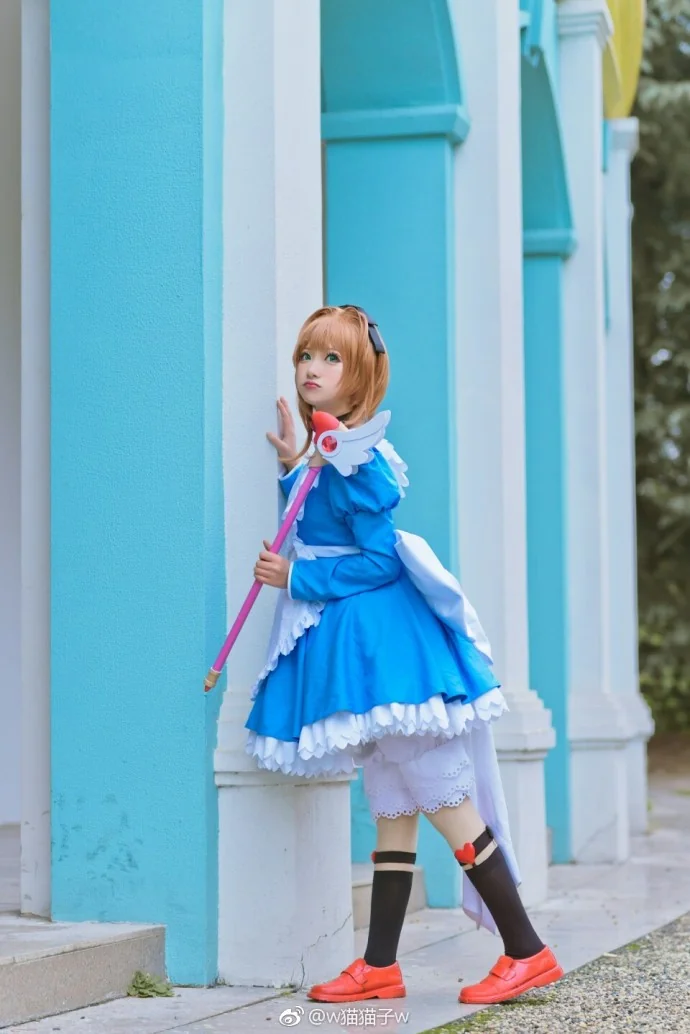 魔卡少女樱小樱爱丽丝COS写真