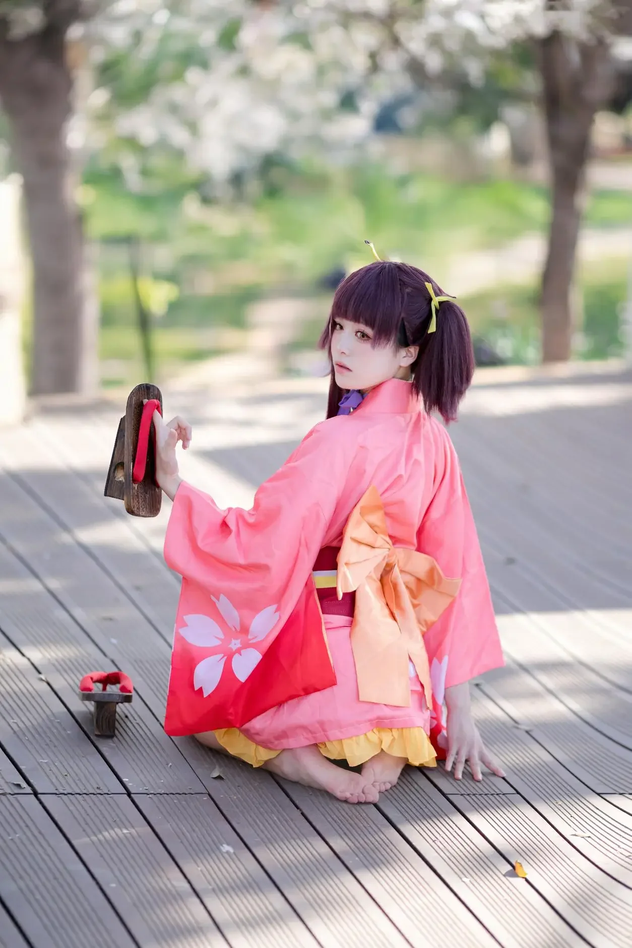 九柒喵 – 甲铁城的卡巴内瑞 无名和服｜高清图片集