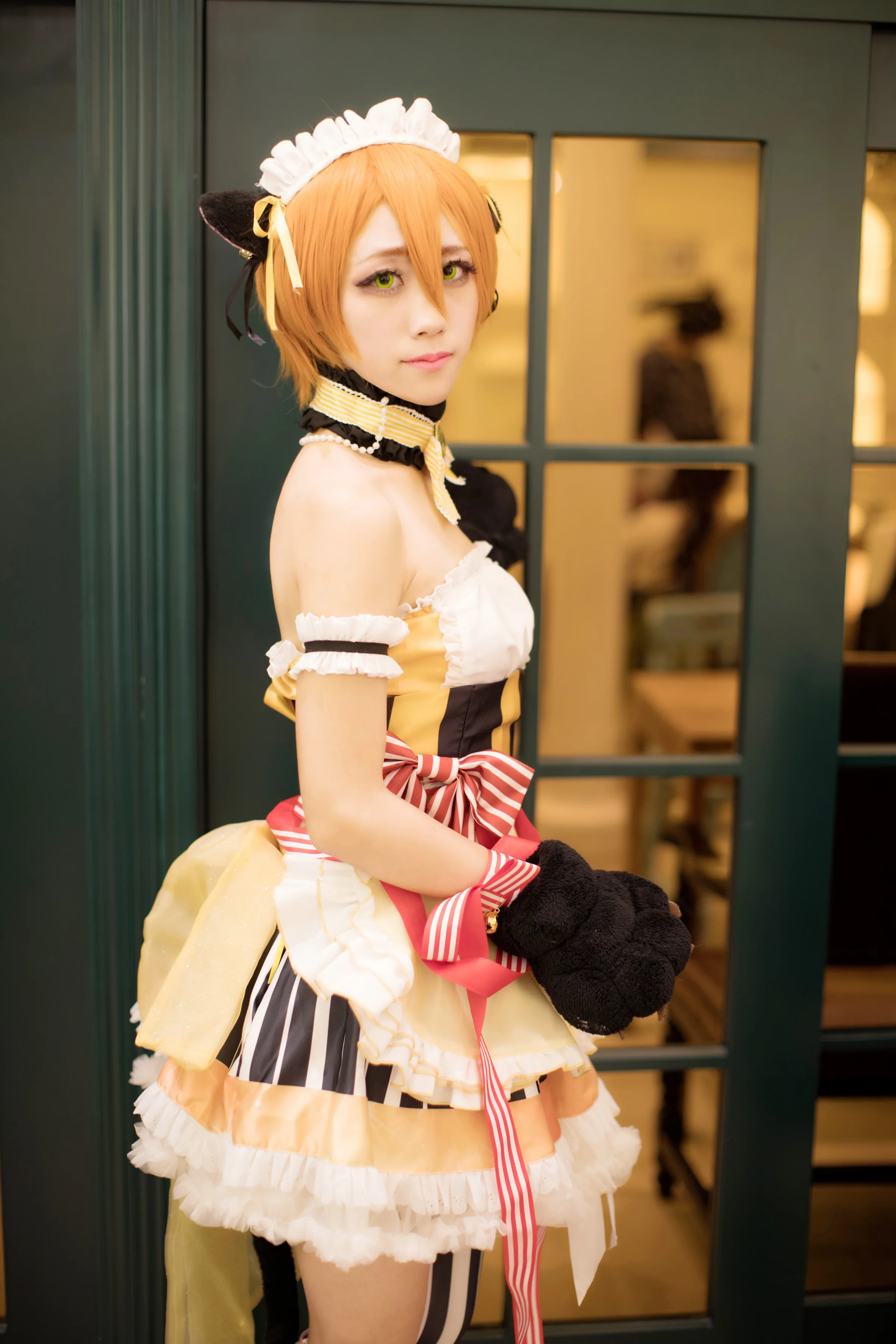 lovelive星空凛情人节女仆COS写真