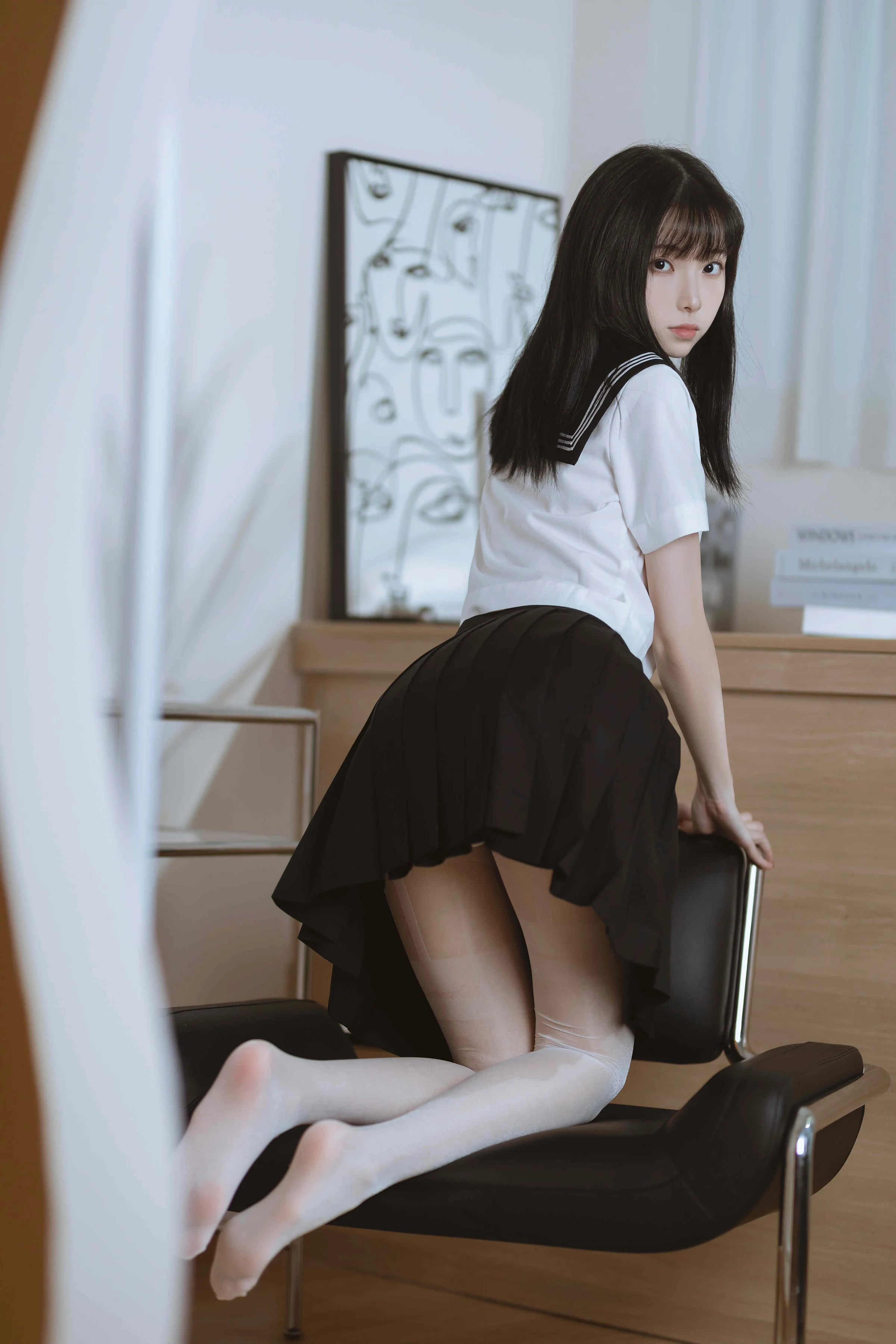 许岚LAN – 白丝水手服 [40P]｜高清图片集