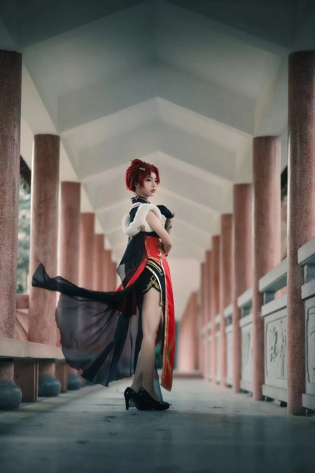 【崩坏3】姬子•锦绣春霞COS写真
