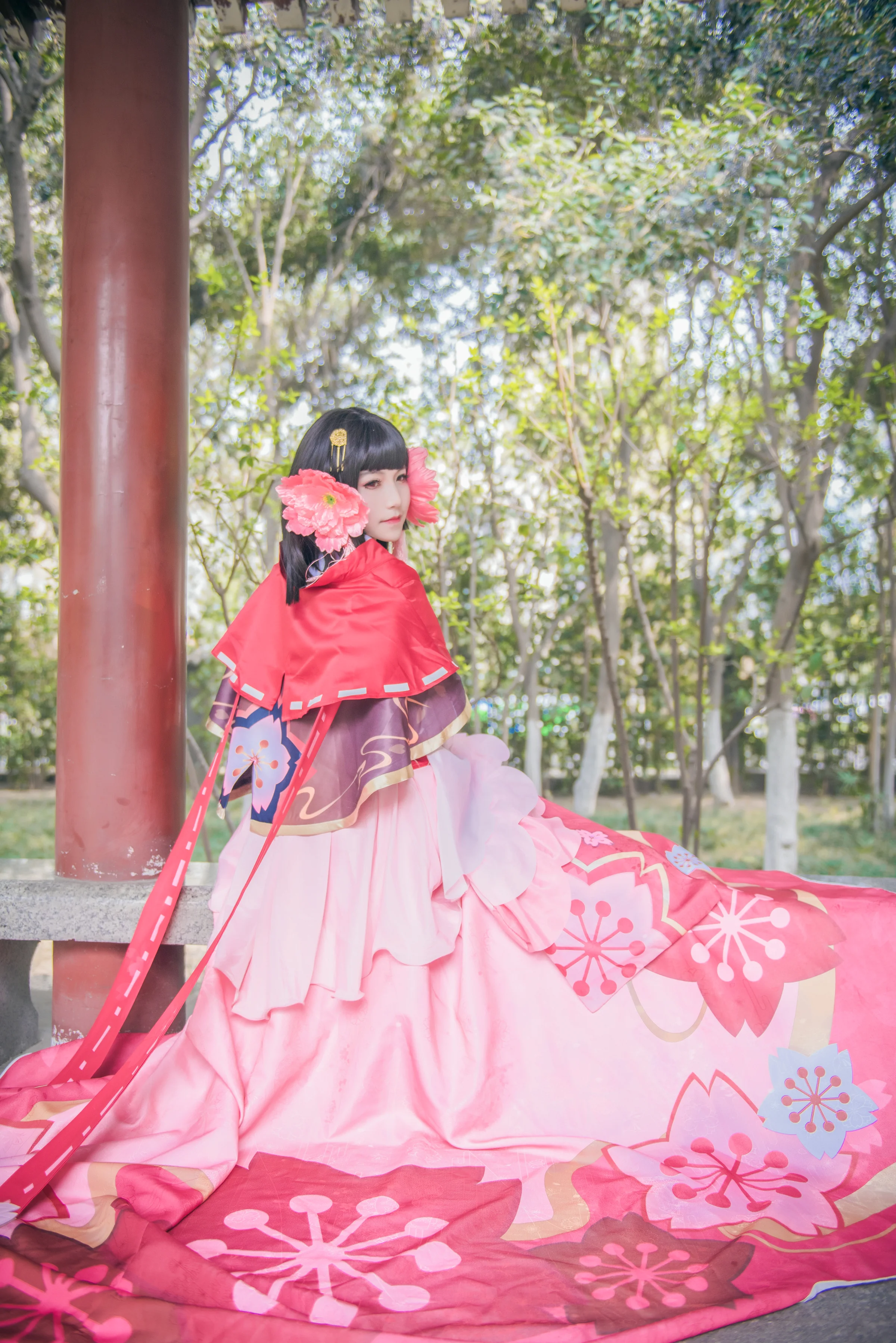 阴阳师樱花妖未觉醒COS写真
