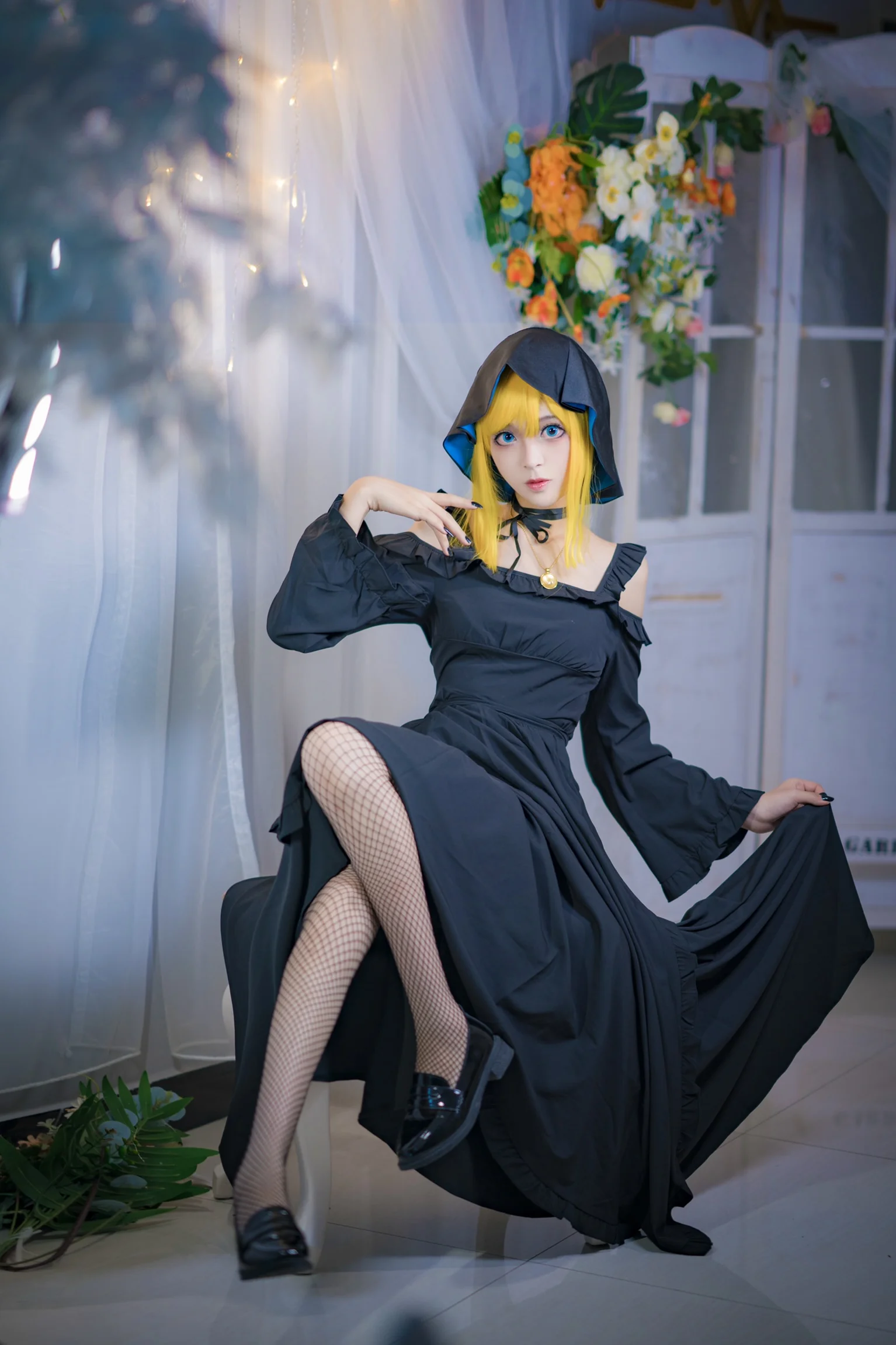 死神少爷与黑女仆COS写真