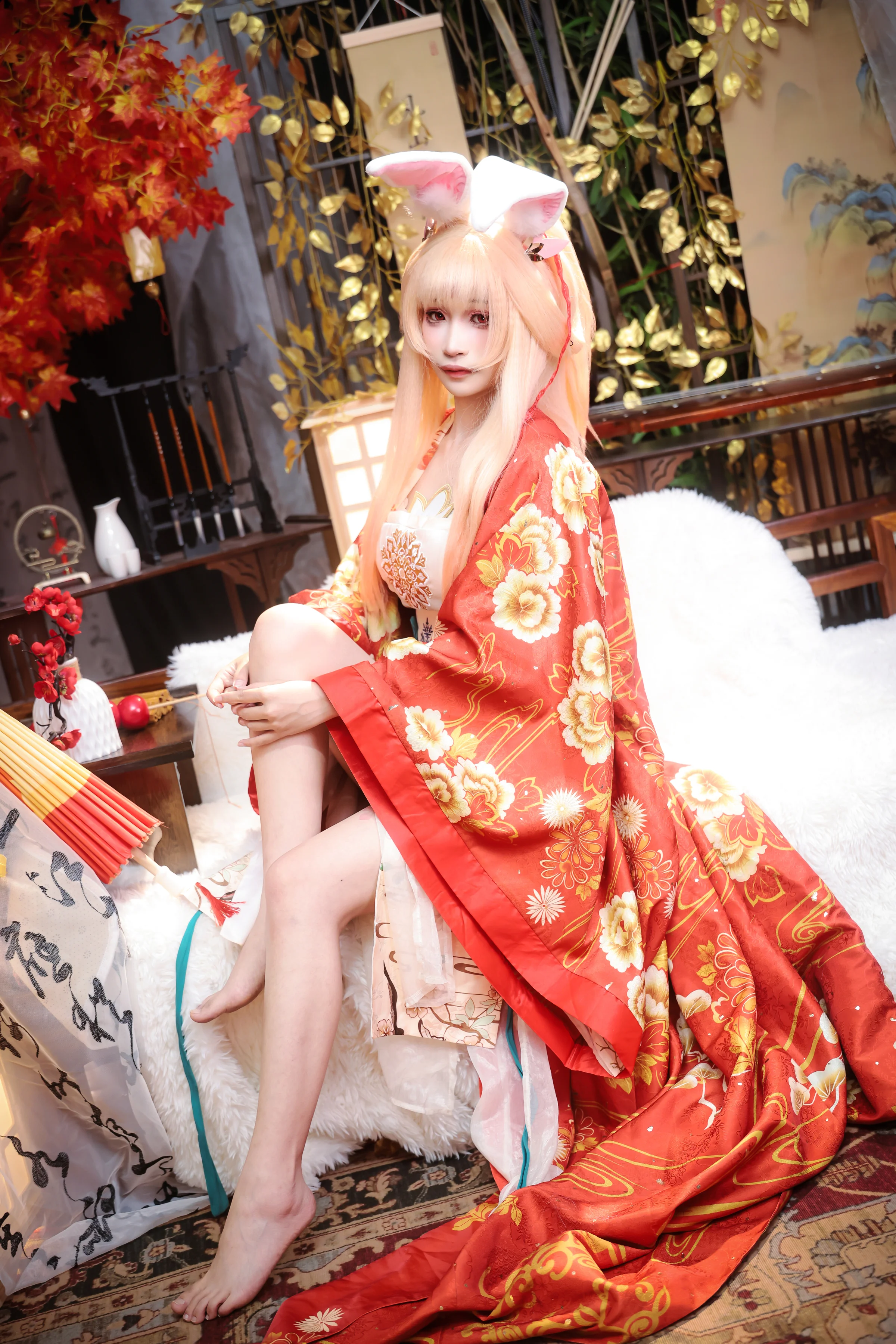 《王者荣耀》公孙离惊鸿舞COS写真