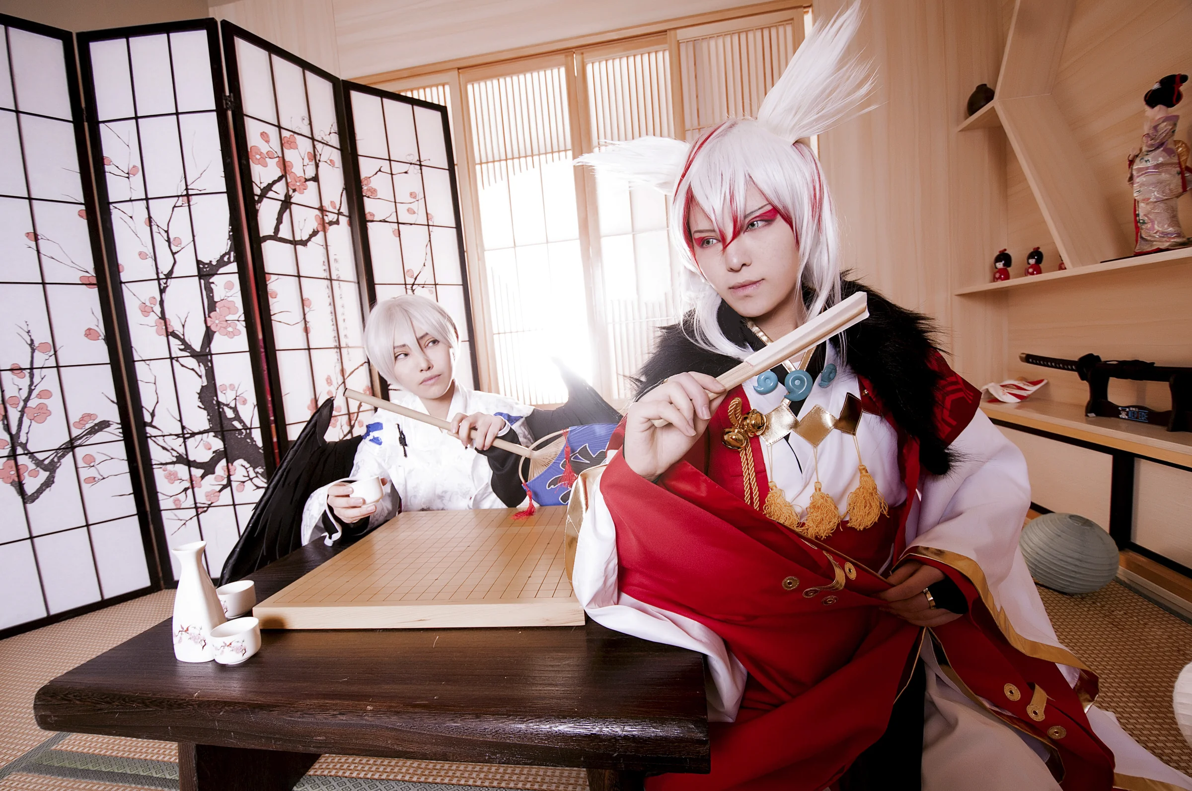 阴阳师手游妖狐x大天狗COS写真