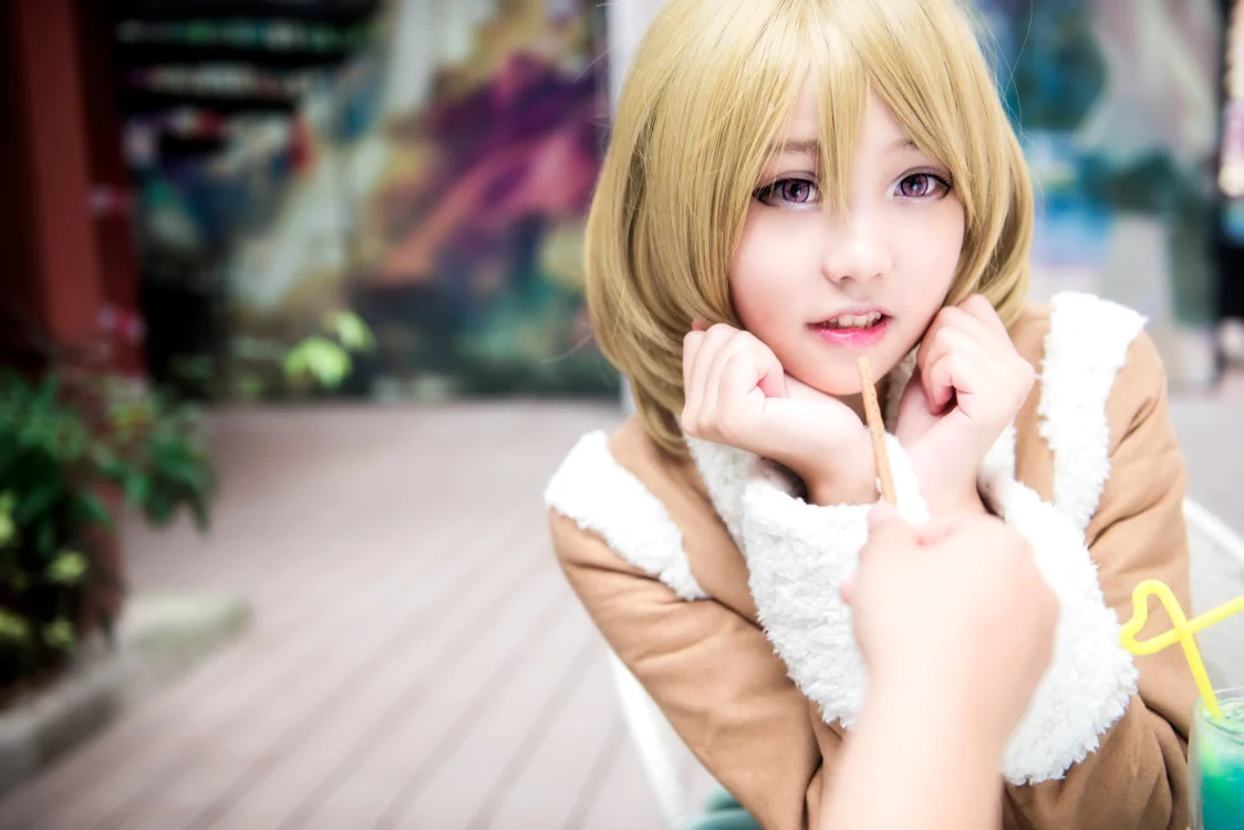 Love Live！小泉花阳冬装日常COS写真