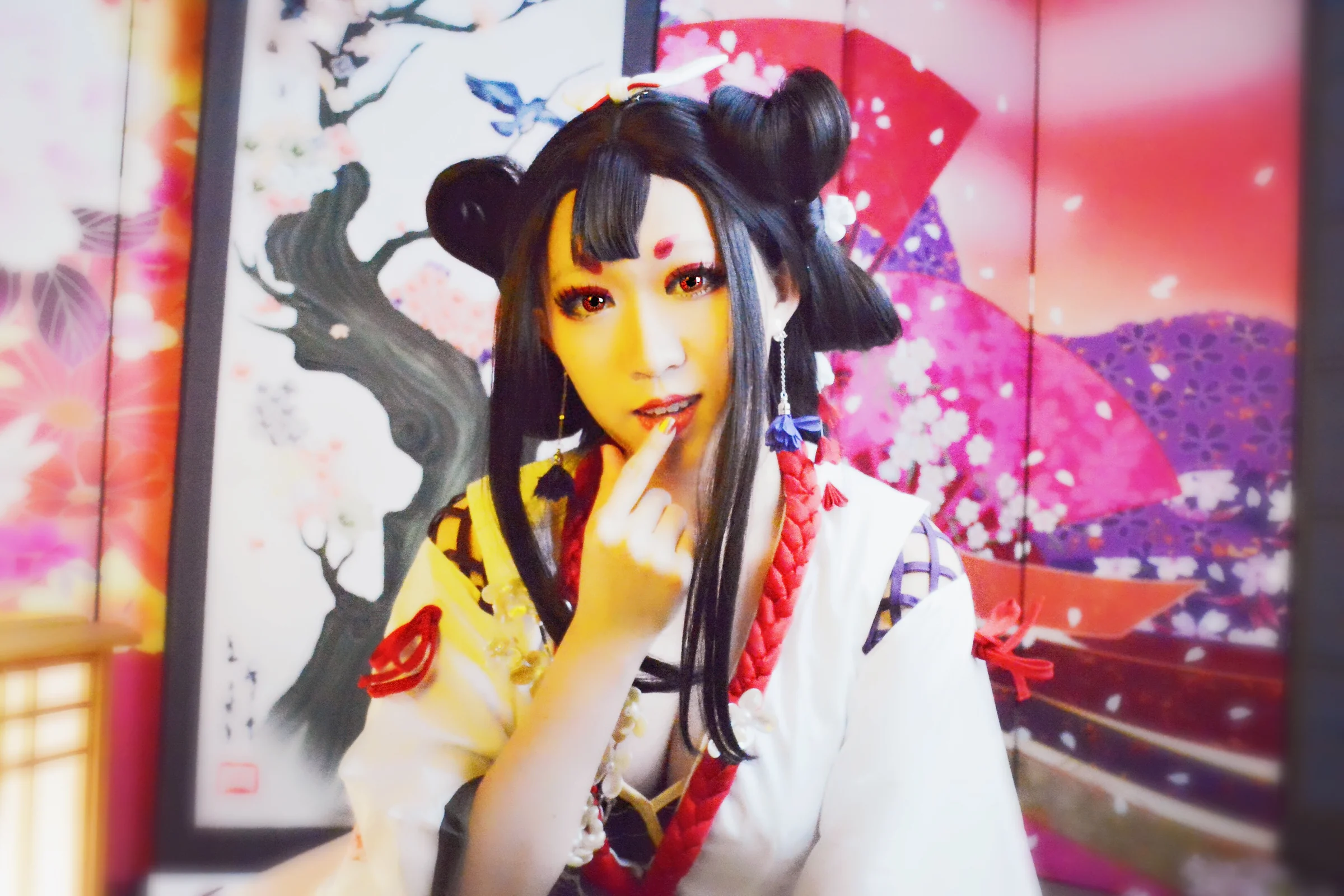 阴阳师花鸟卷COS写真，最喜欢花鸟卷小姐姐了
