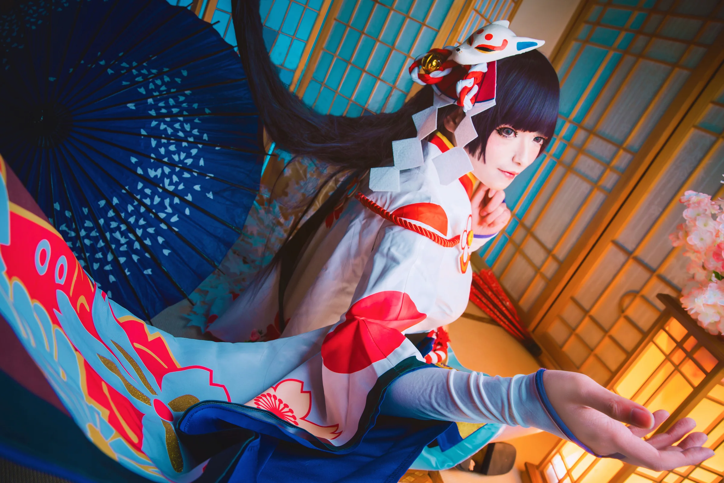 阴阳师雪女月见之樱COS写真