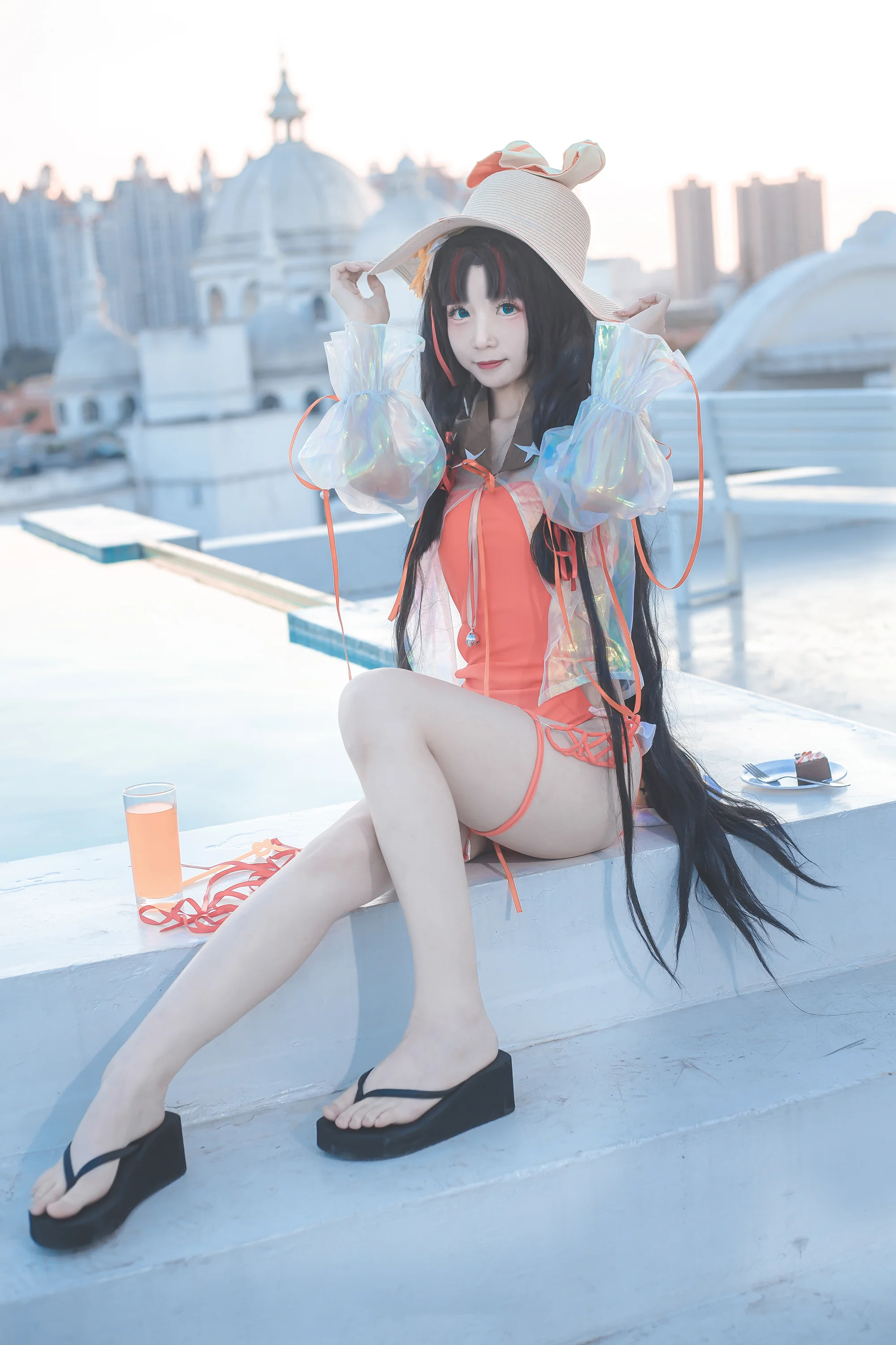 《阴阳师》缘结神COS写真