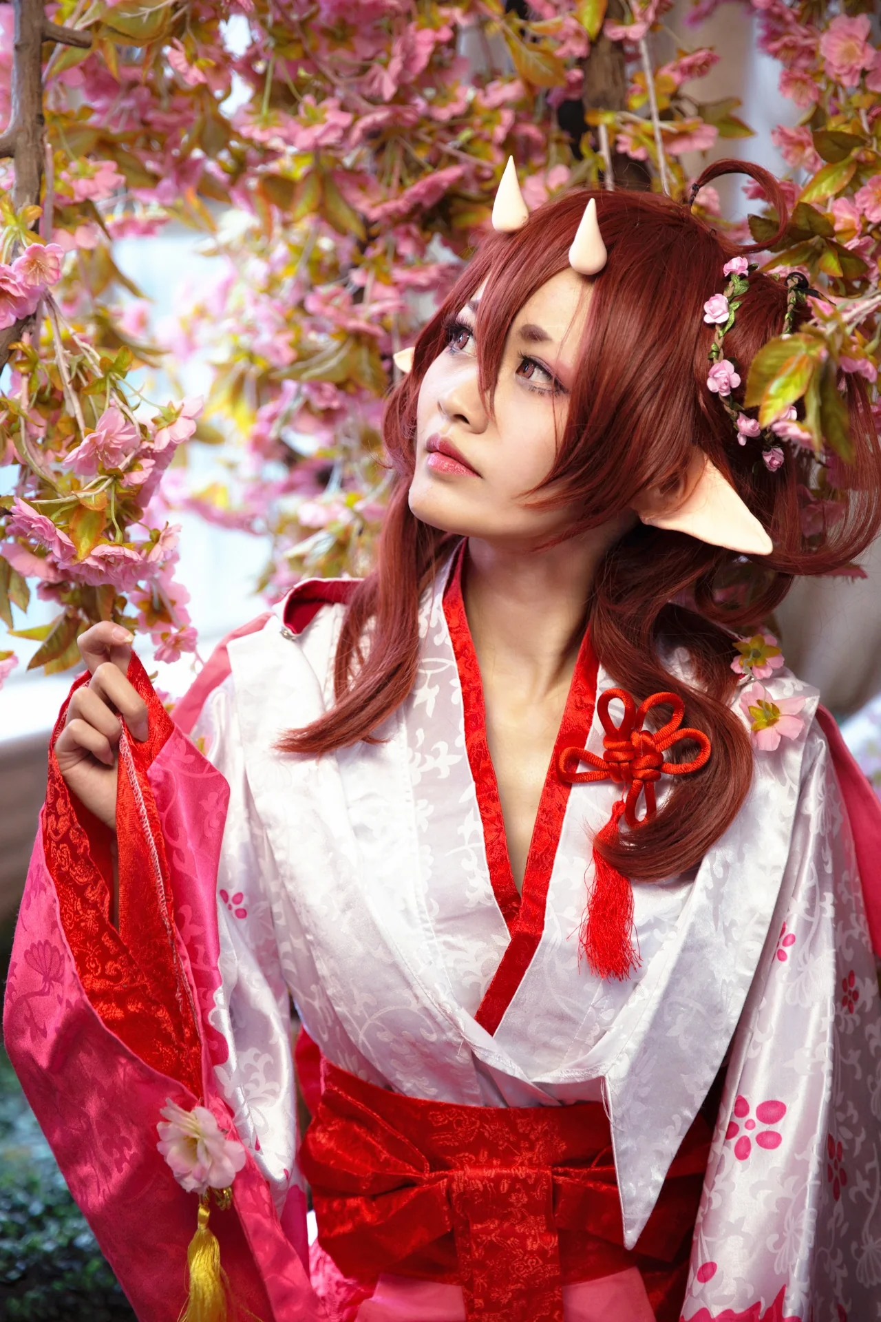 阴阳师桃花妖COS写真