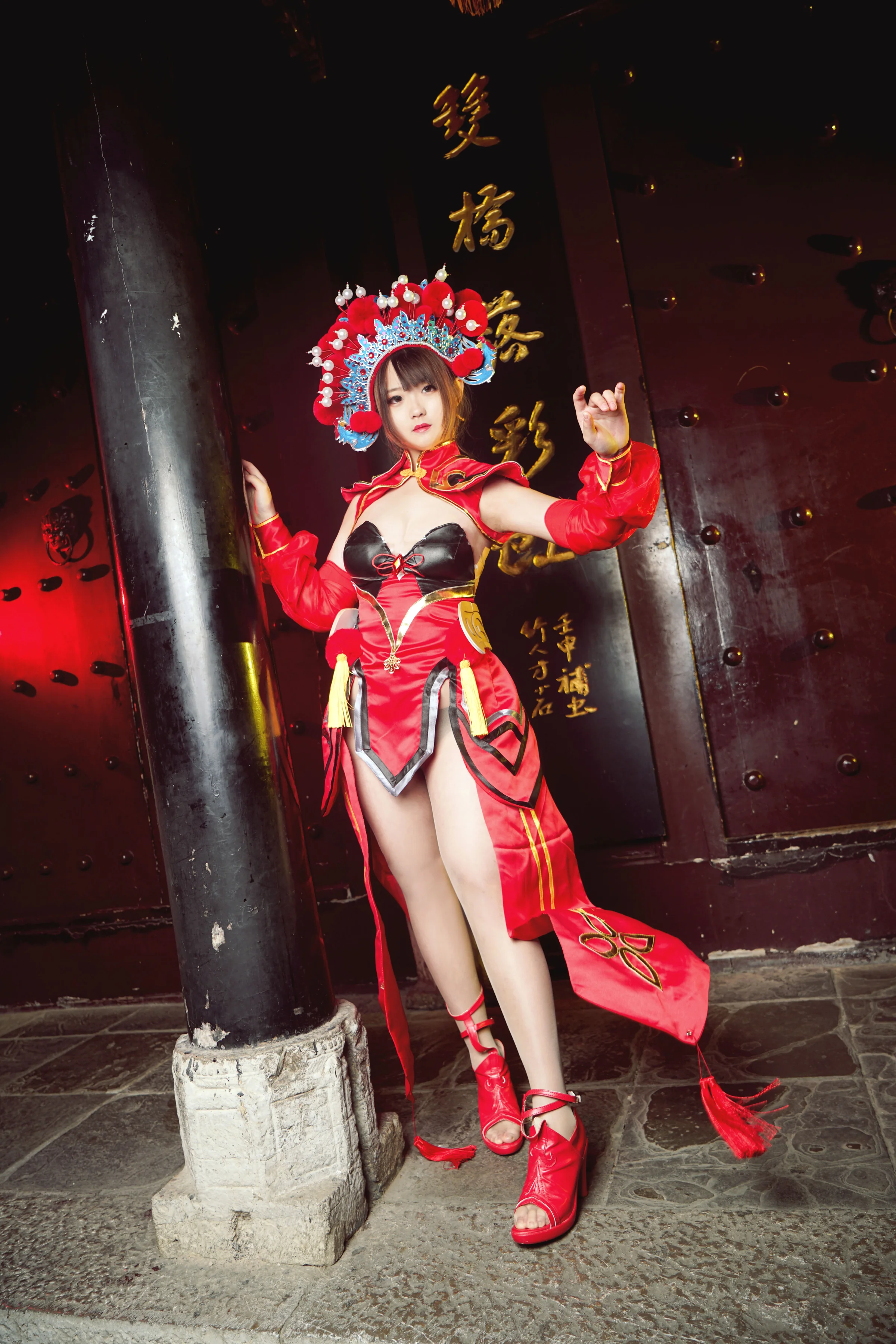 王者荣耀 虞姬霸王别姬COS写真，妾随大王，生死无悔