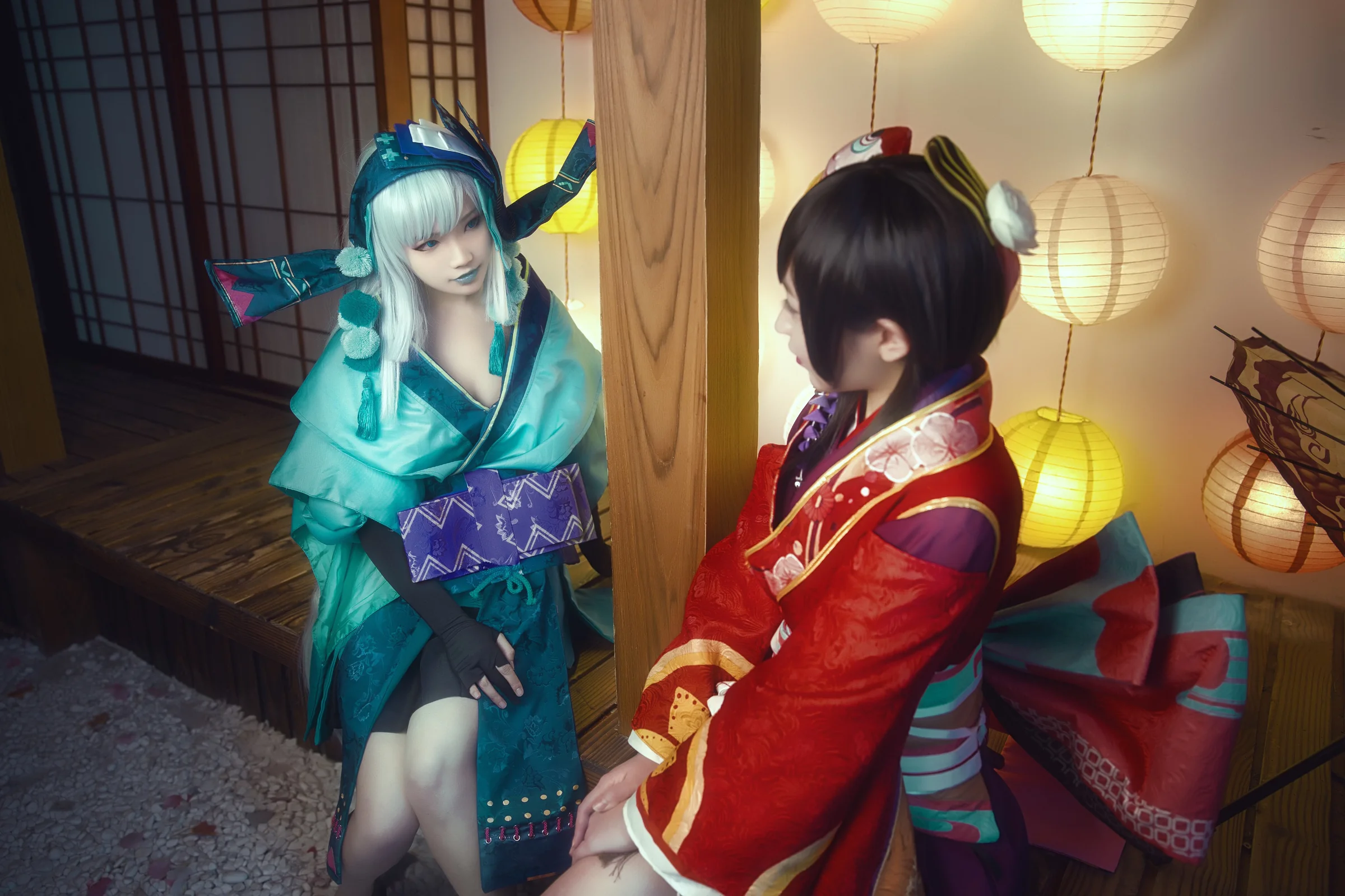 阴阳师神乐COS写真，最喜欢的神乐妹子