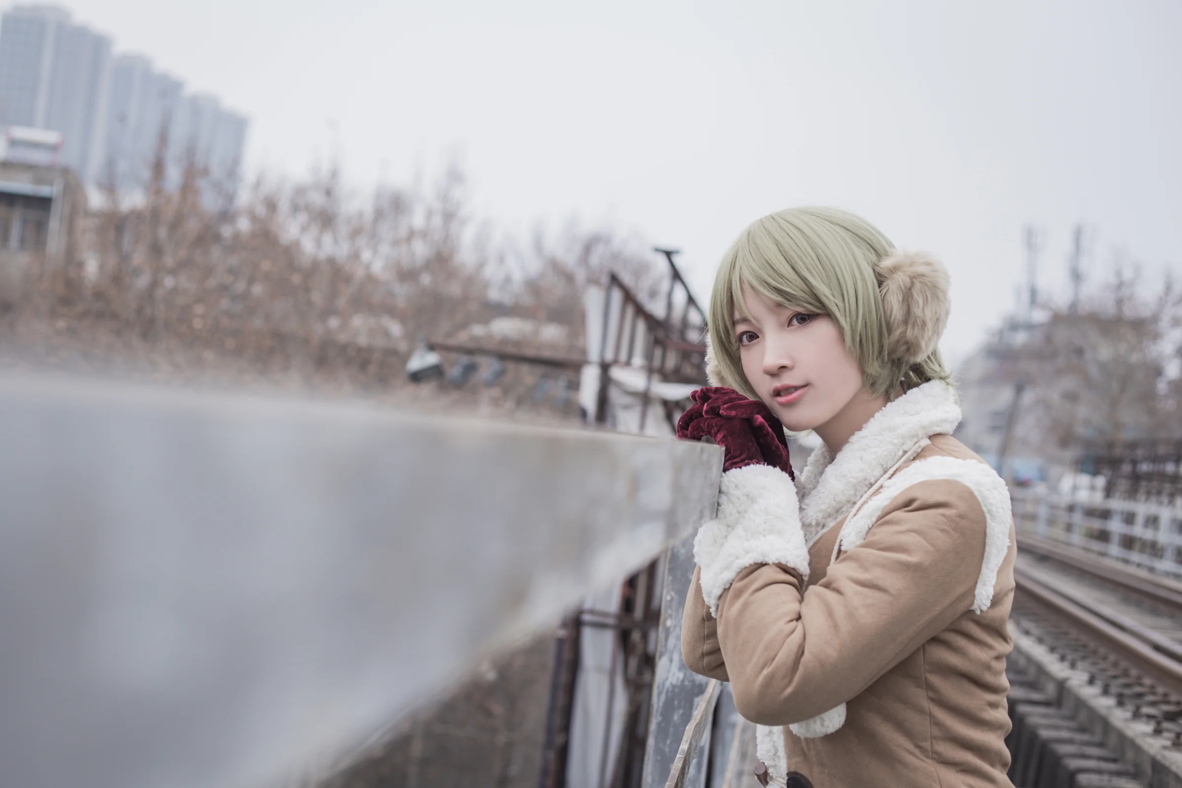 COS写真正片 love live！小泉花阳冬装
