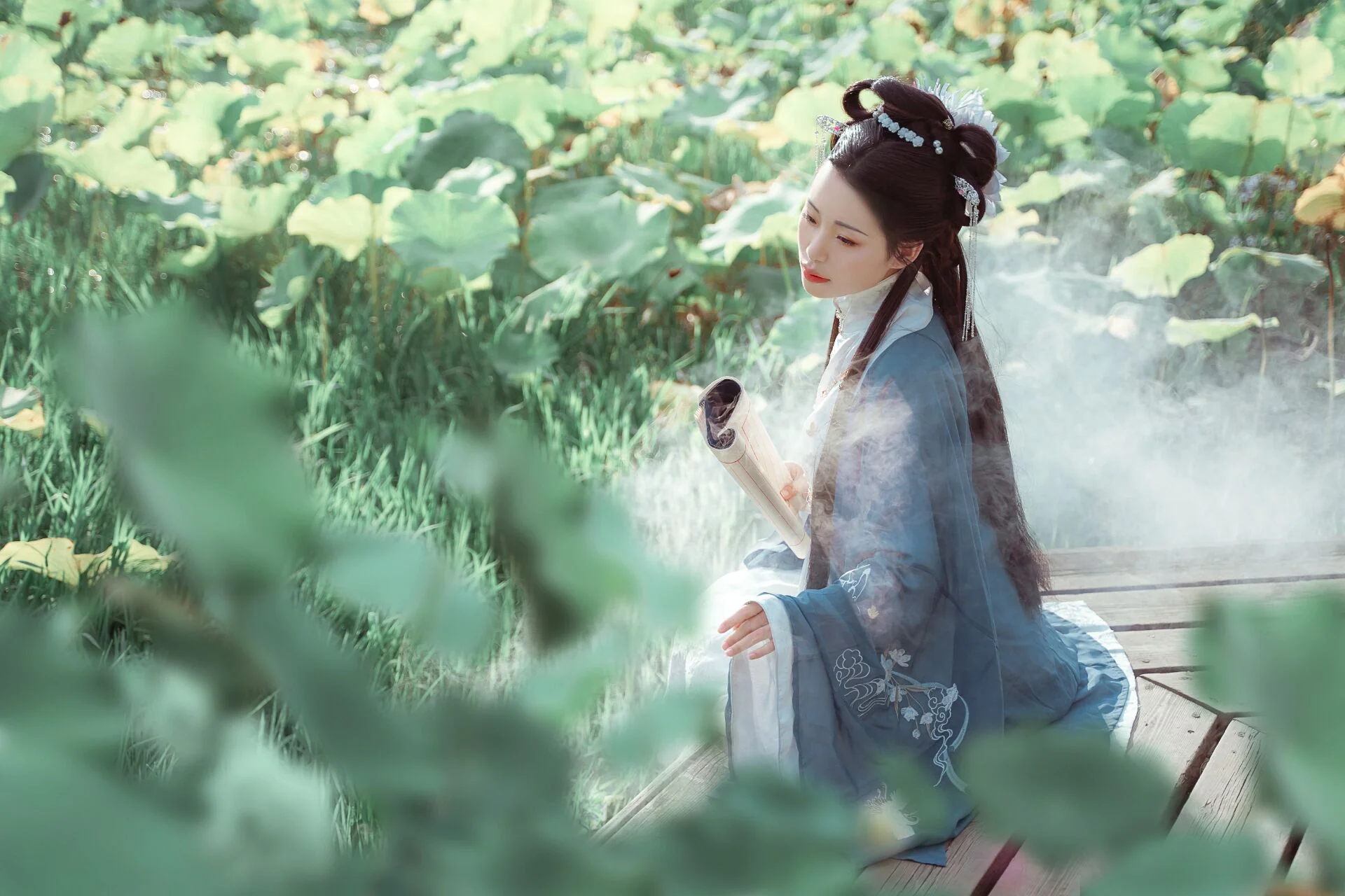 汉服写真.金陵往事：瑜淡客