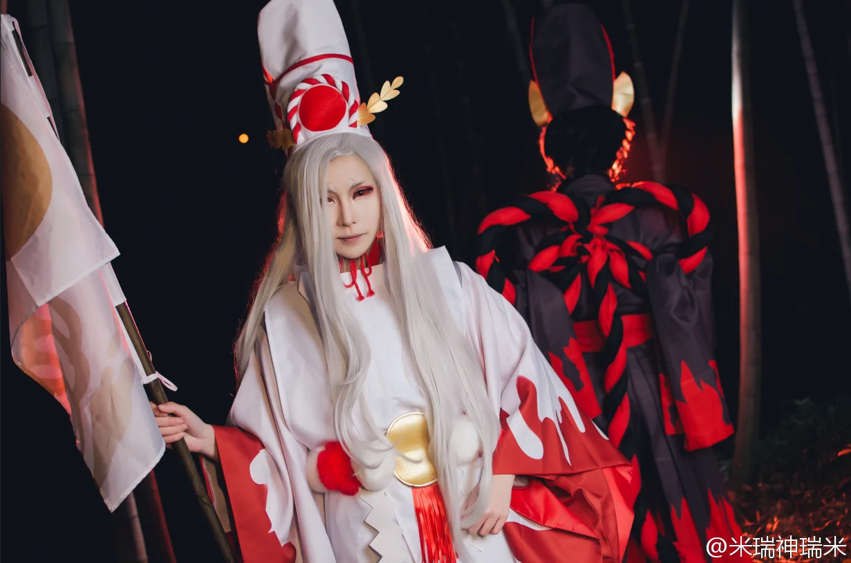 阴阳师鬼使黑白COS写真