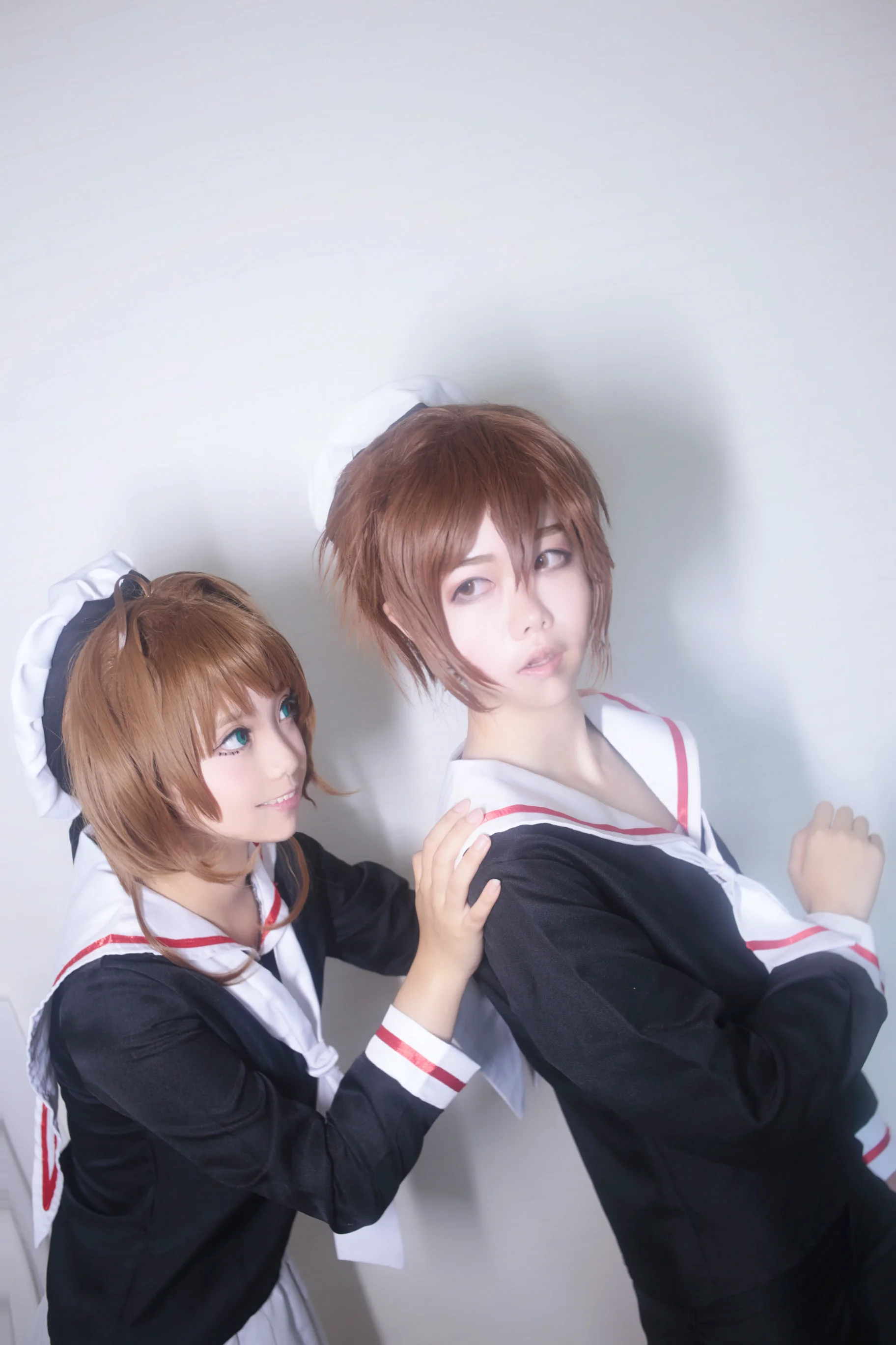 魔卡少女樱 小樱&小狼COS写真