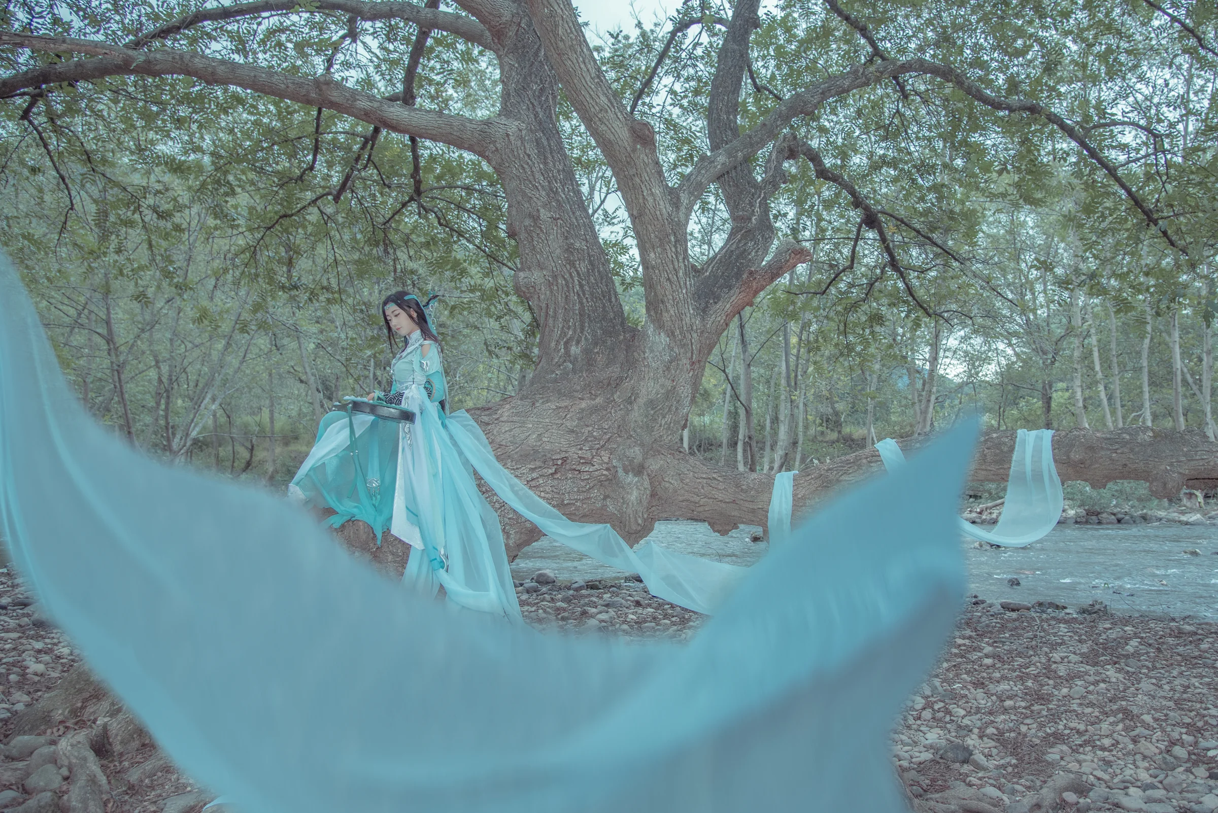 剑网3雪河琴娘COS写真