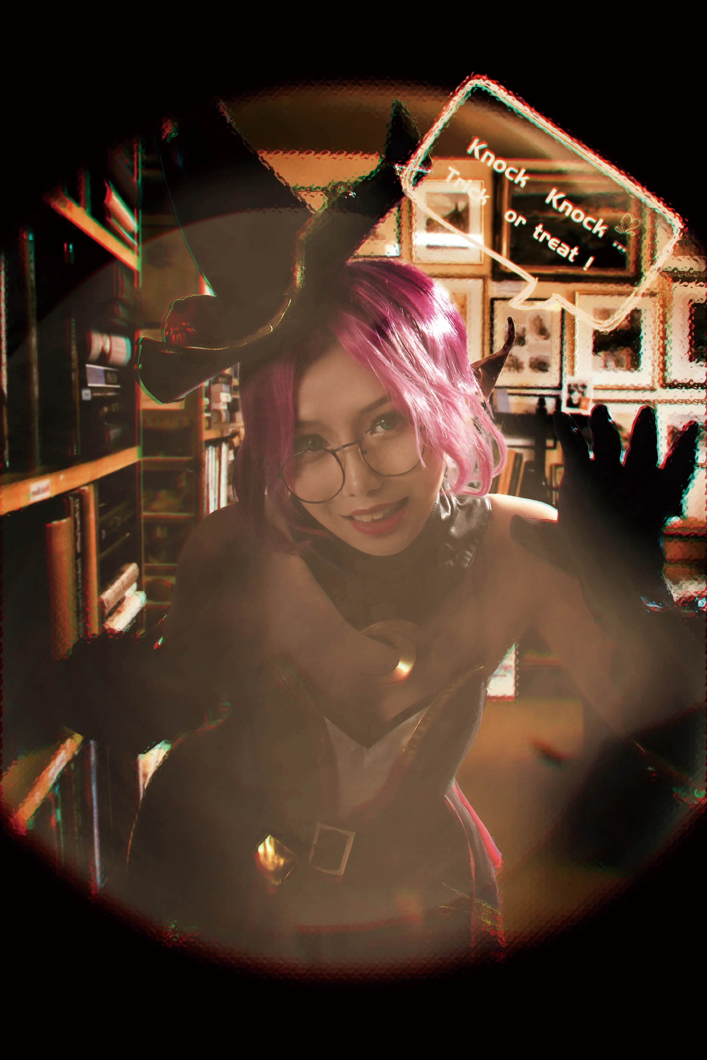 《英雄联盟》魅惑女巫迦娜COS写真