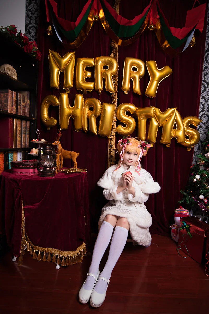 魔卡少女樱圣诞COS写真