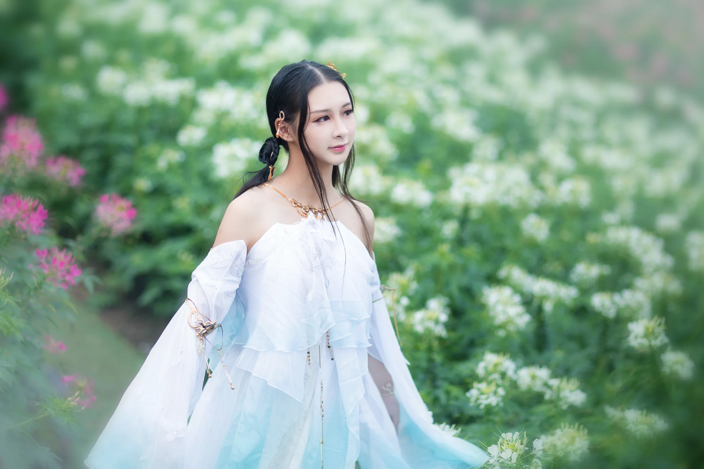 【COS写真正片/瑶音】逆水寒·清露瑶兰
