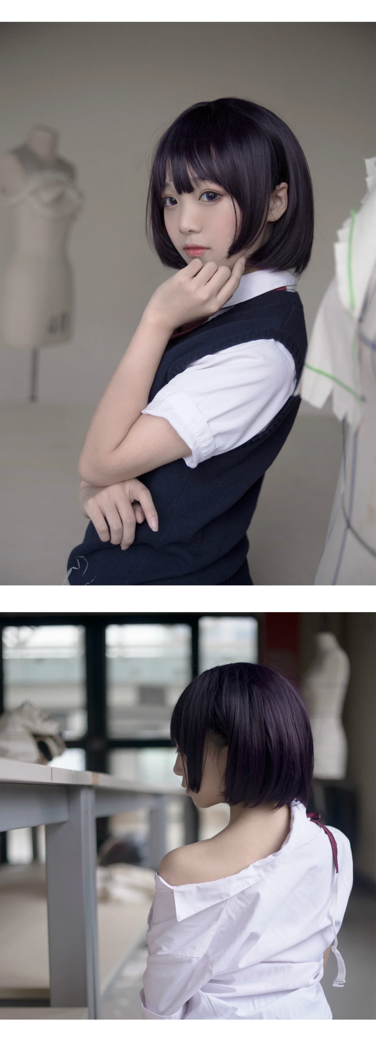 人渣的本愿安乐冈花火COS写真
