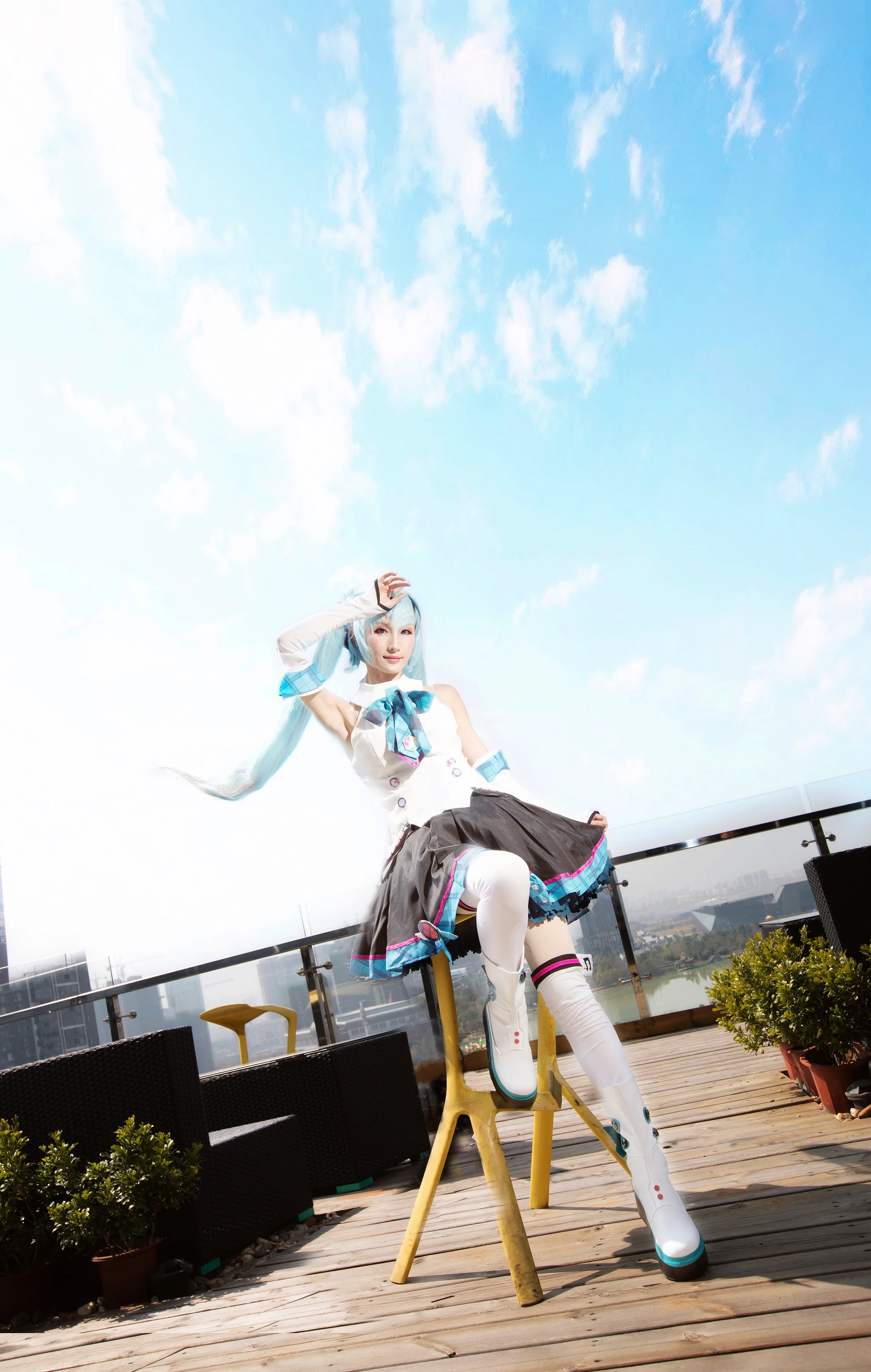 V家 2017魔法未来演唱会 初音未来COS写真